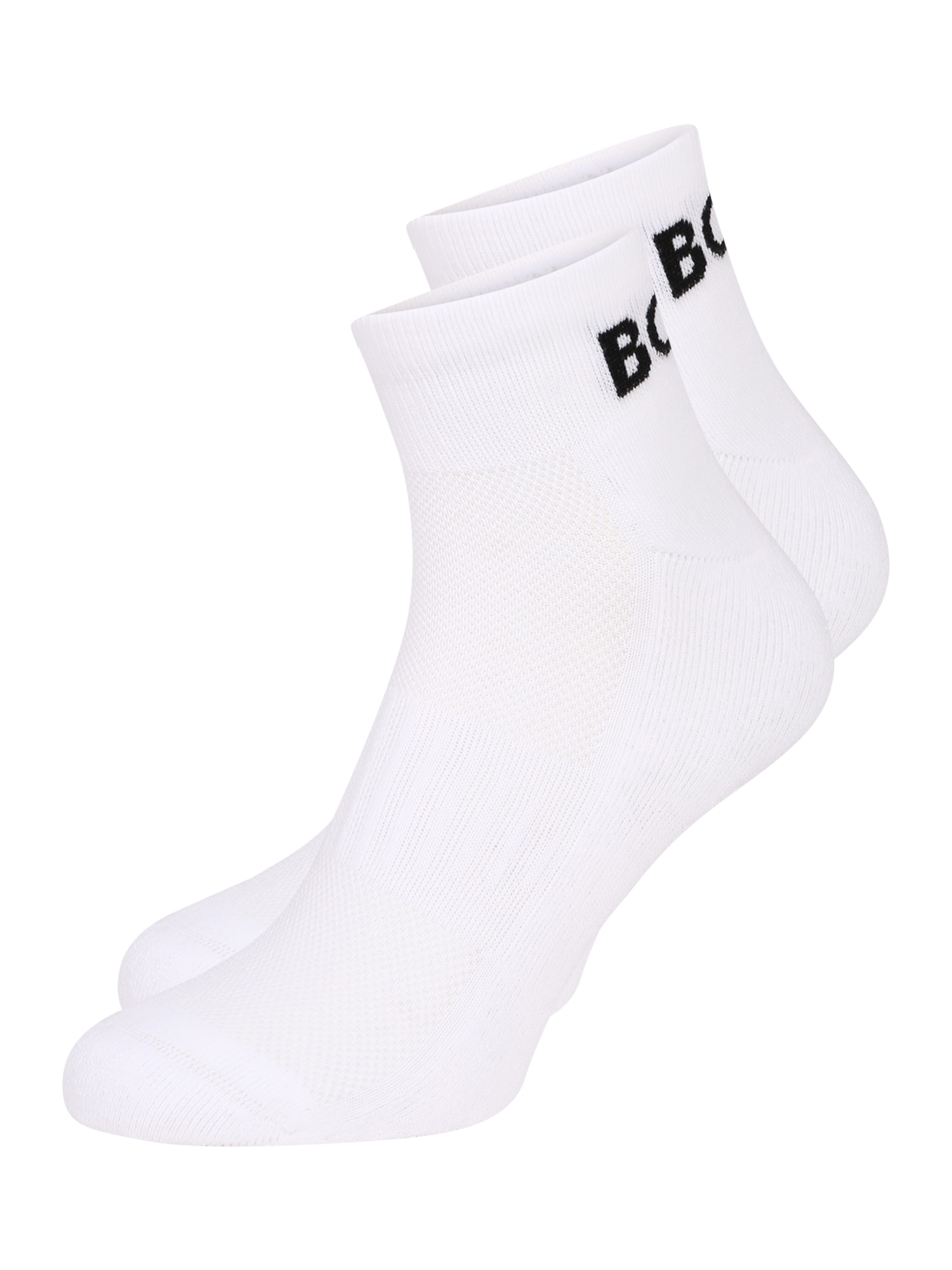 BOSS Black Nogavice  črna / bela