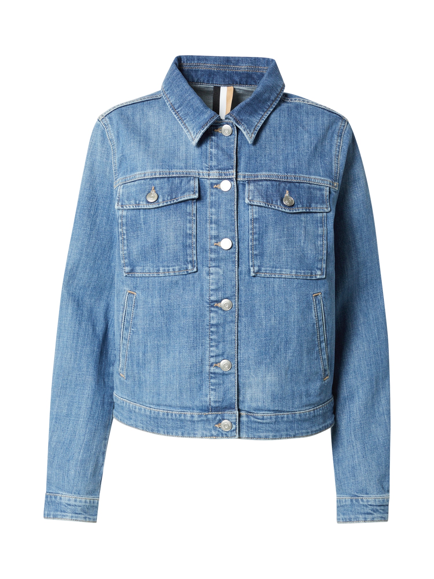 BOSS Orange Prehodna jakna  moder denim