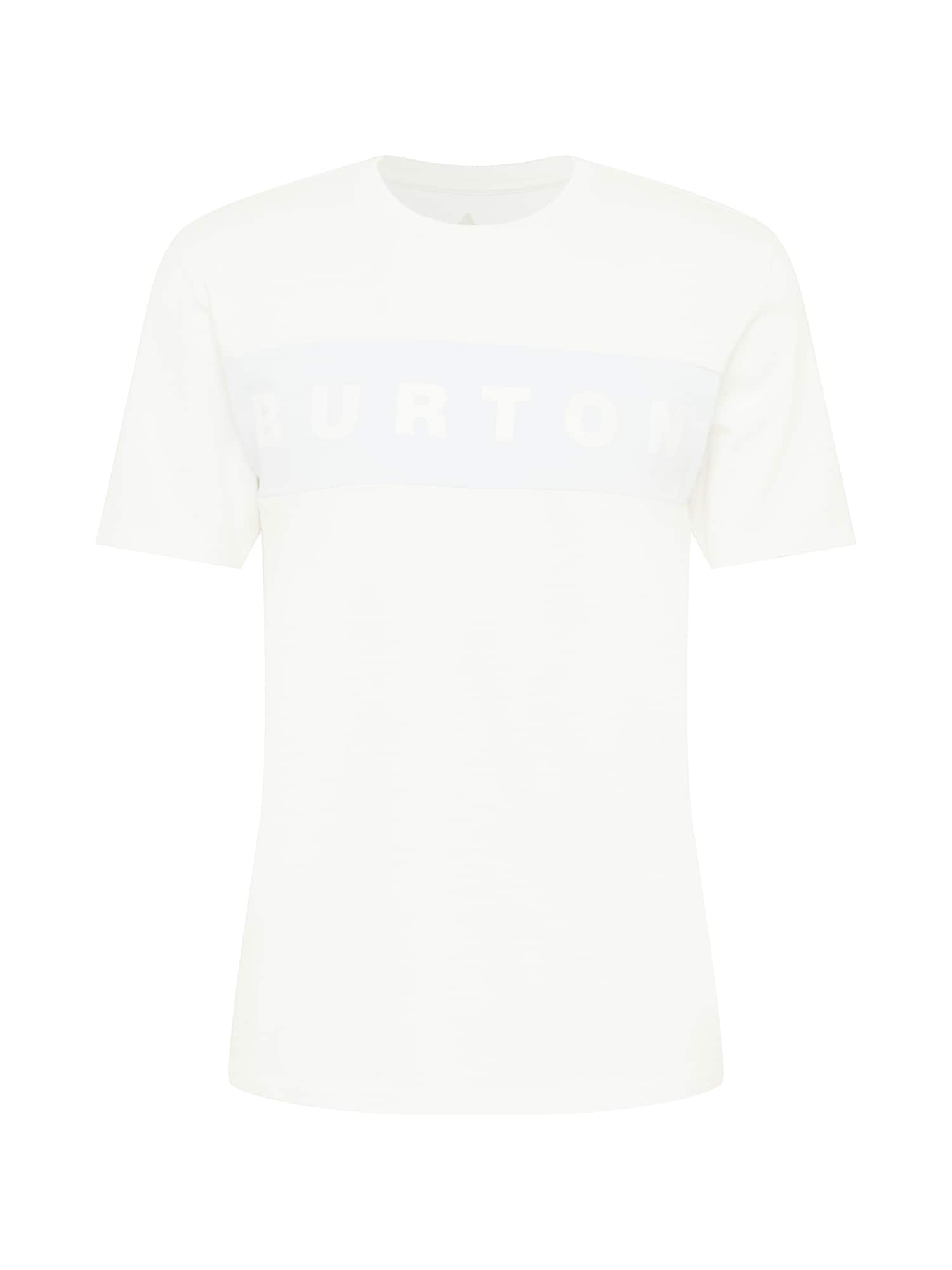 BURTON Majica  pastelno modra / bela