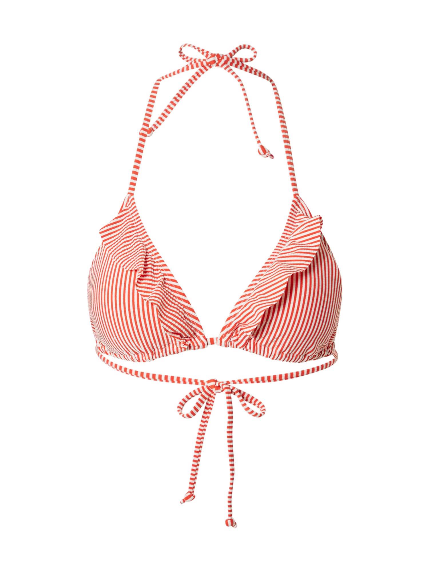 BeckSöndergaard Bikini zgornji del  oranžno rdeča / bela