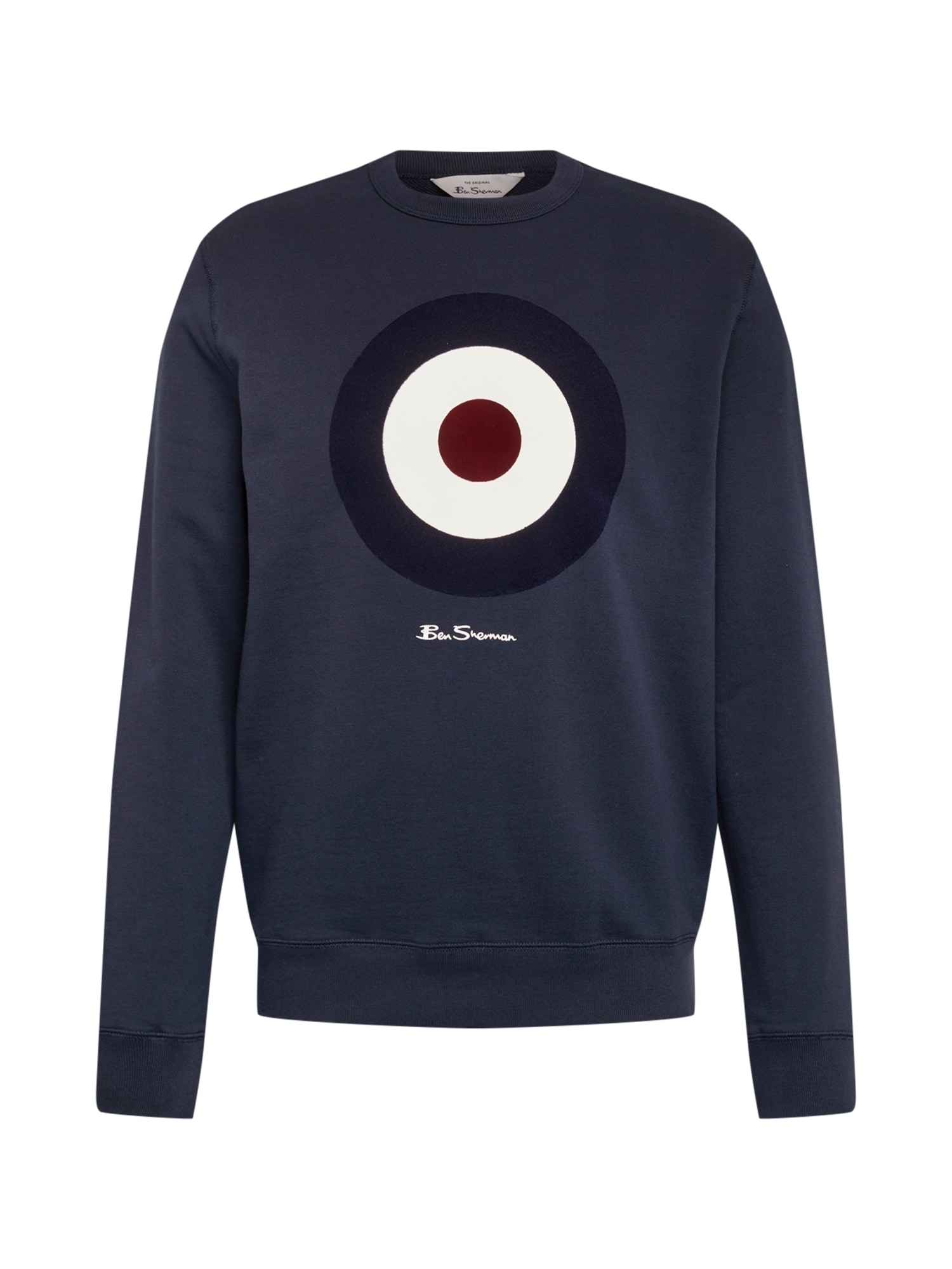 Ben Sherman Majica 'FLOCK TARGET'  mornarska / bordo / bela