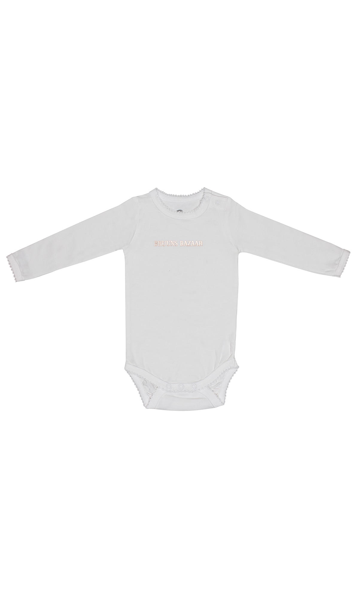 Bruuns Bazaar Kids Pajac/bodi 'Ida Sofie'  off-bela
