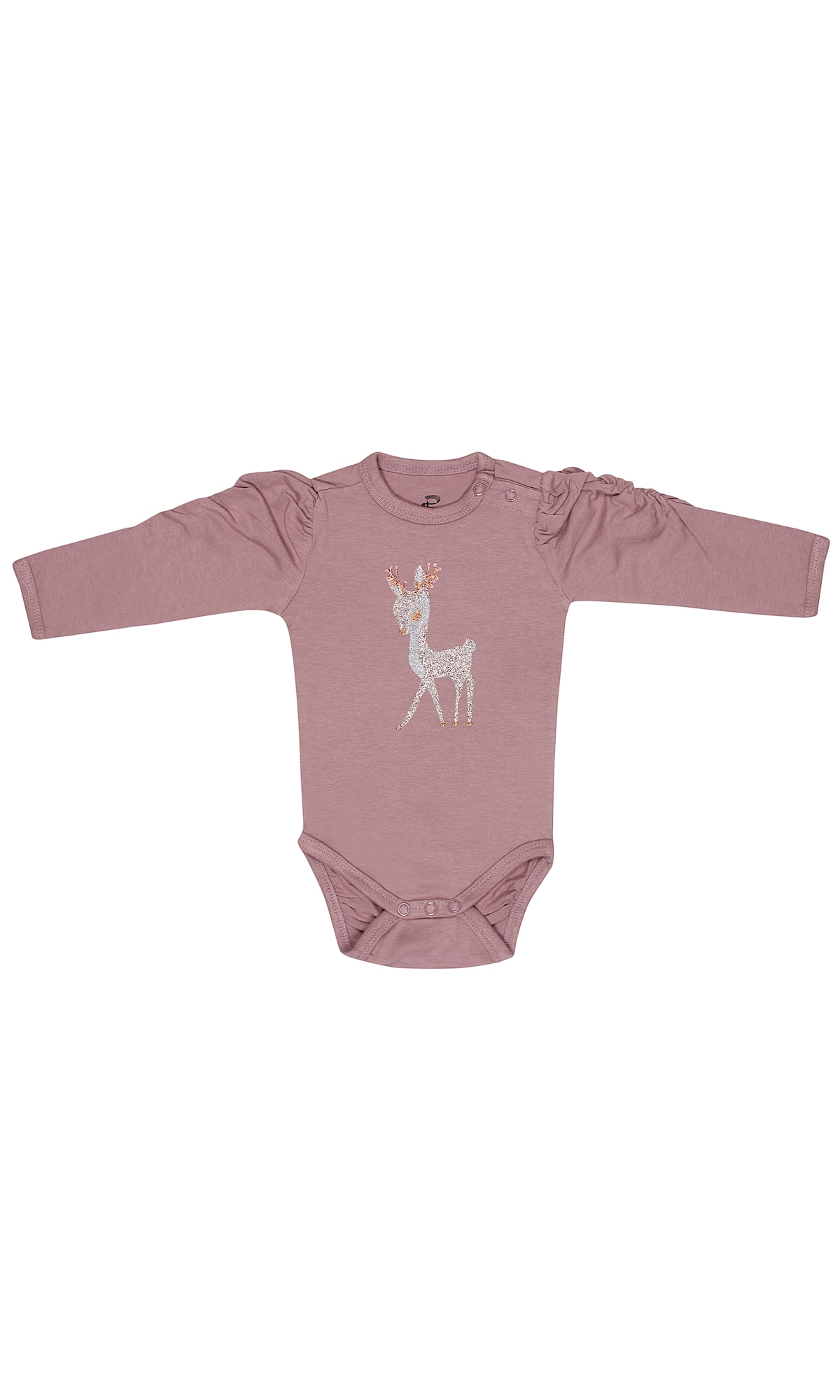 Bruuns Bazaar Kids Pajac/bodi 'Luna Sofia'  zlata / staro roza / srebrna