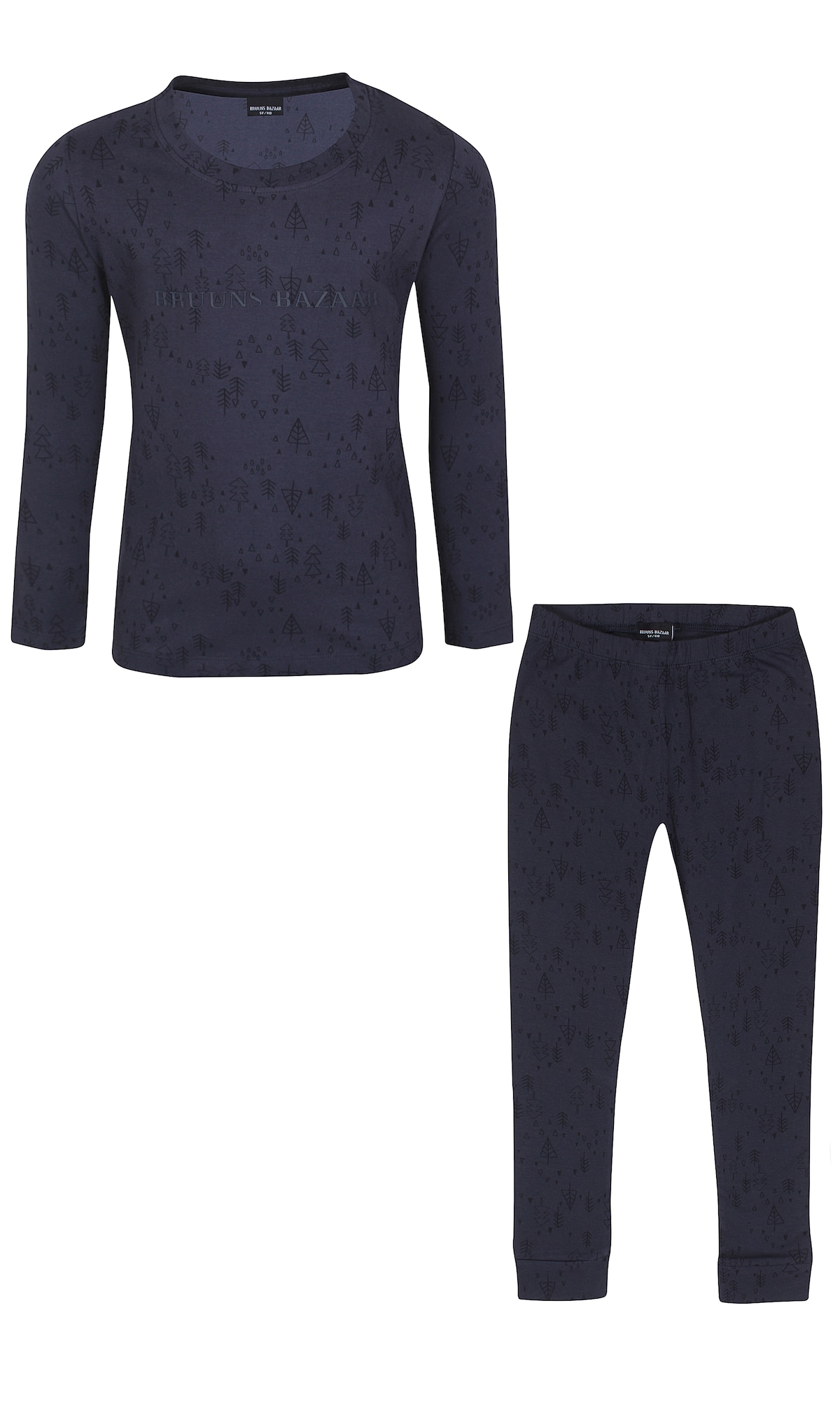 Bruuns Bazaar Kids Pižama  temno modra / črna
