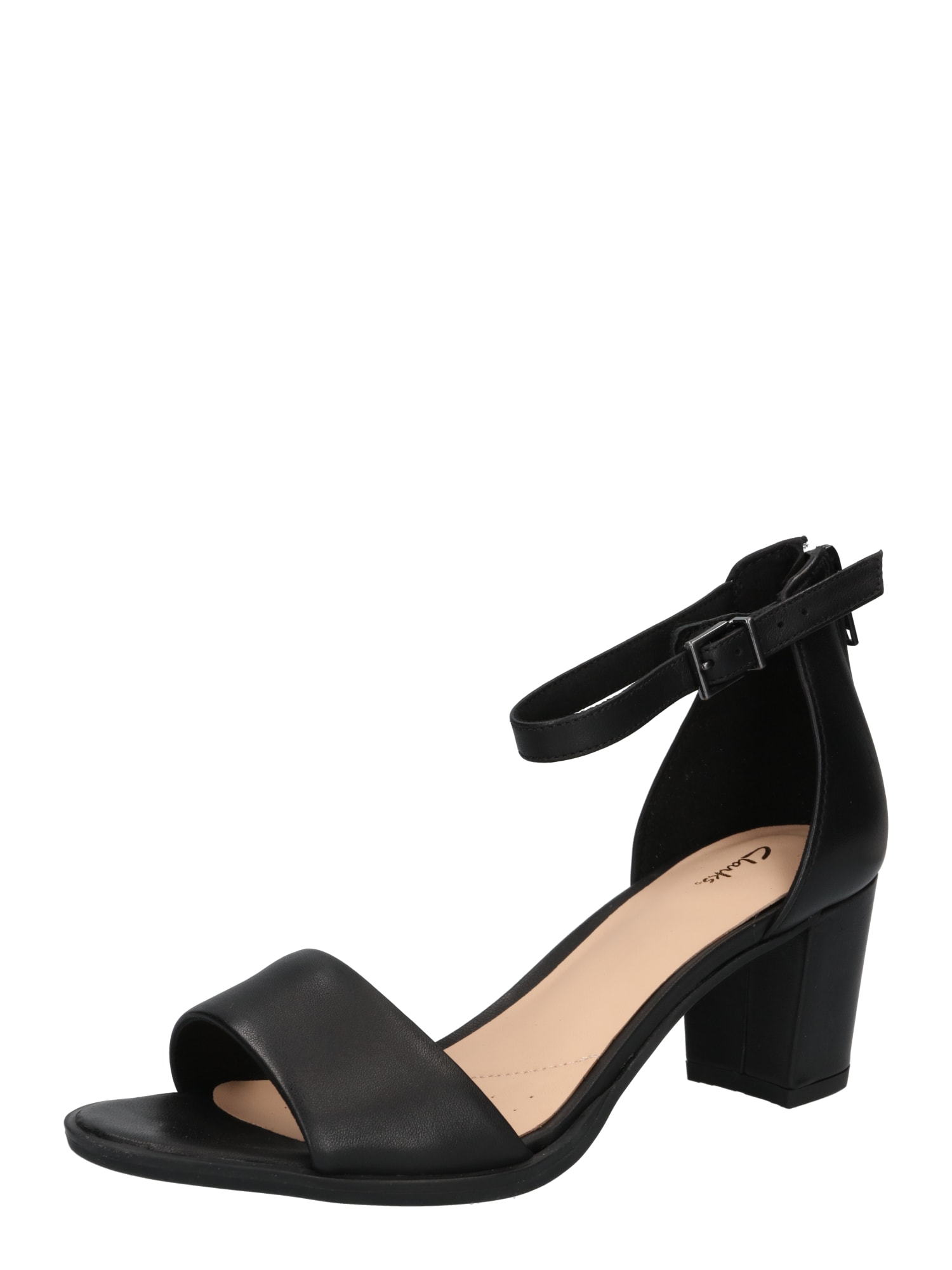 CLARKS Sandali s paščki  črna