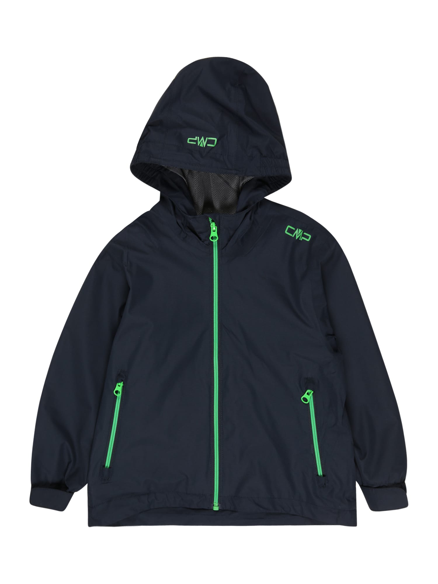 CMP Zunanja jakna  temno modra / neonsko zelena