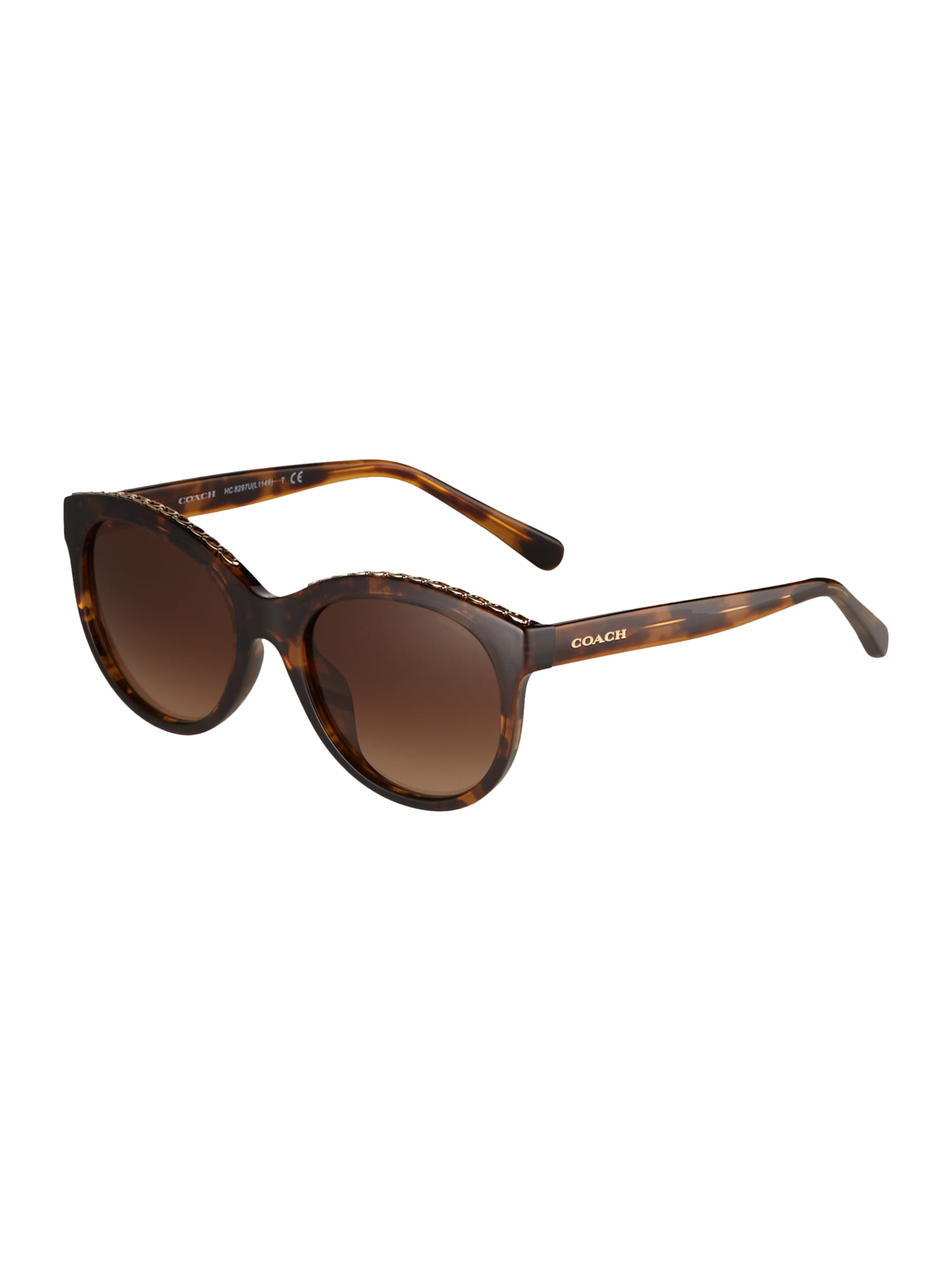 COACH Sončna očala '0HC8297U'  karamel / temno rjava