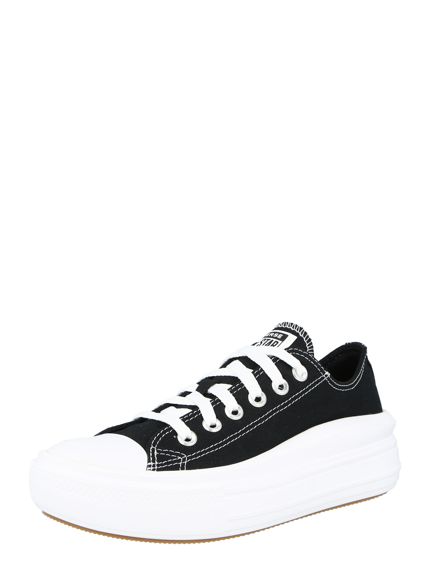 CONVERSE Nizke superge 'Chuck Taylor All Star Move'  črna / bela