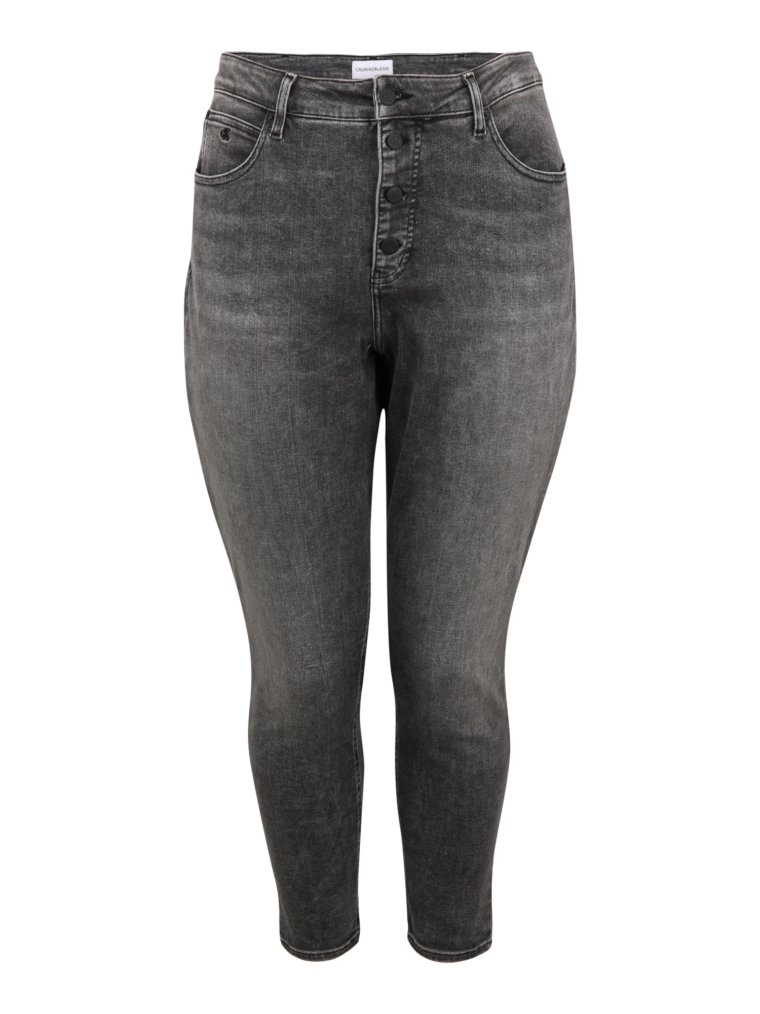 Calvin Klein Jeans Curve Kavbojke  siv denim