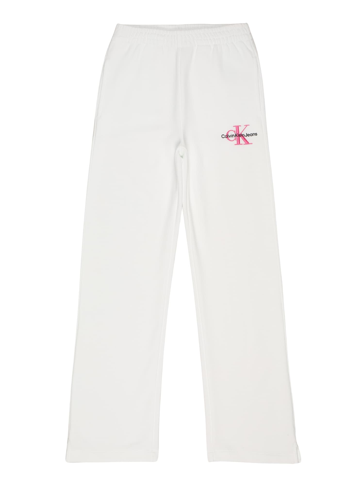 Calvin Klein Jeans Hlače  roza / črna / bela