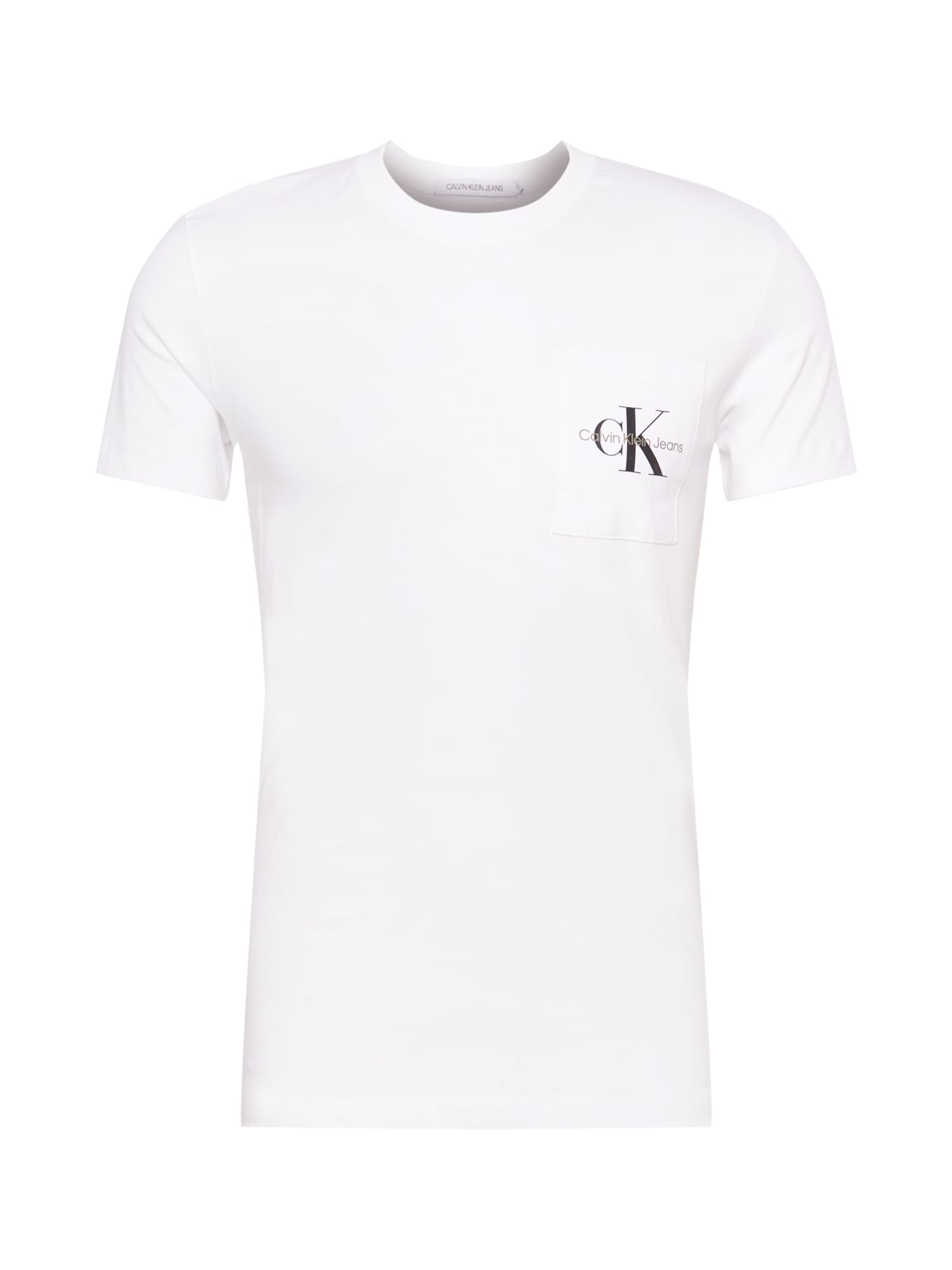 Calvin Klein Jeans Majica  črna / bela