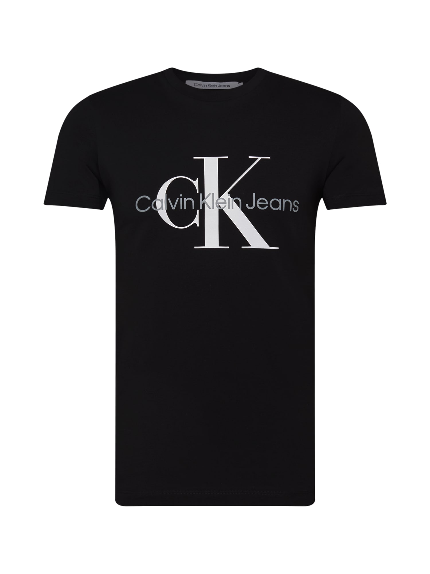 Calvin Klein Jeans Majica  črna / bela