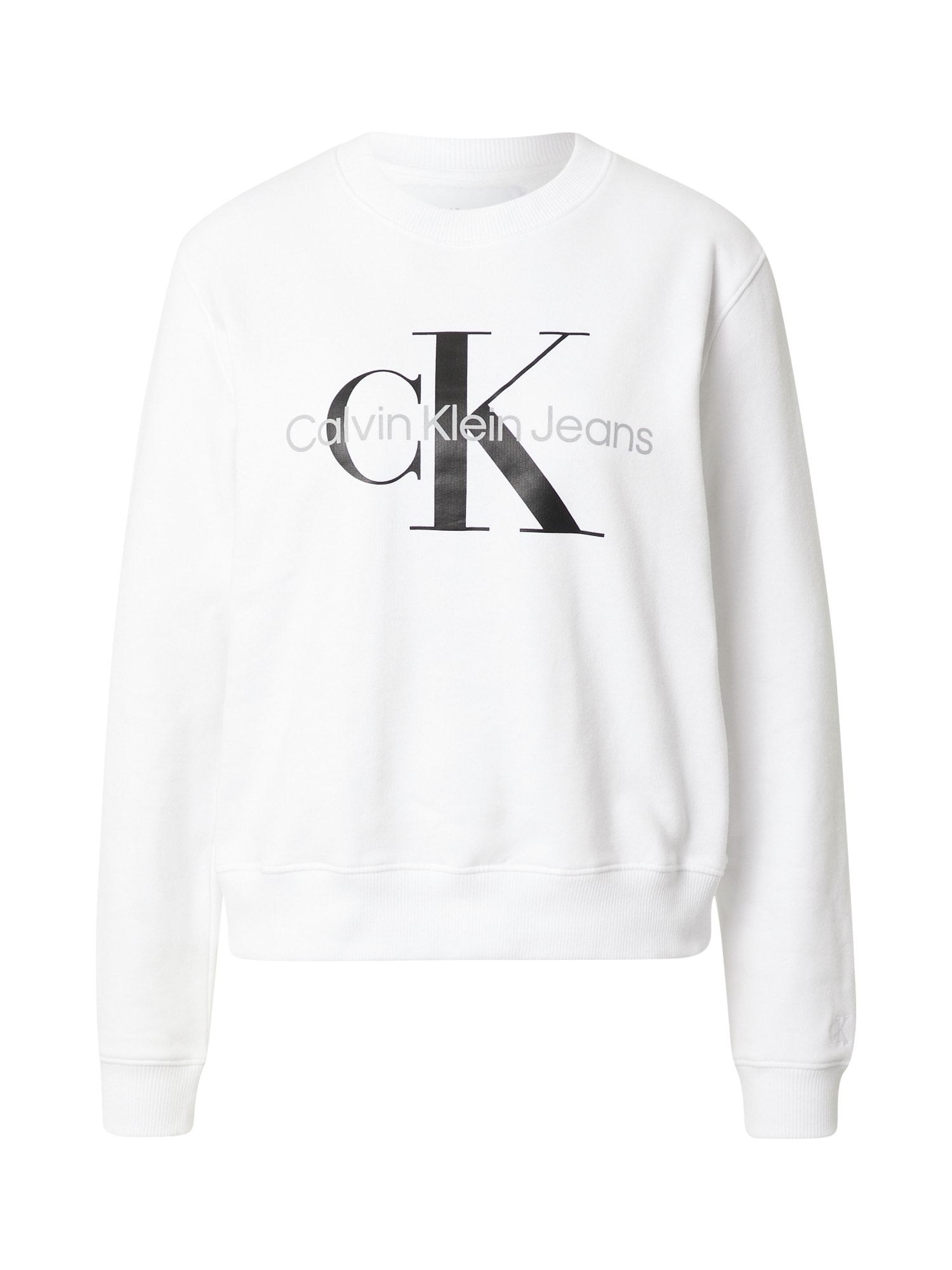Calvin Klein Jeans Majica  siva / črna / bela