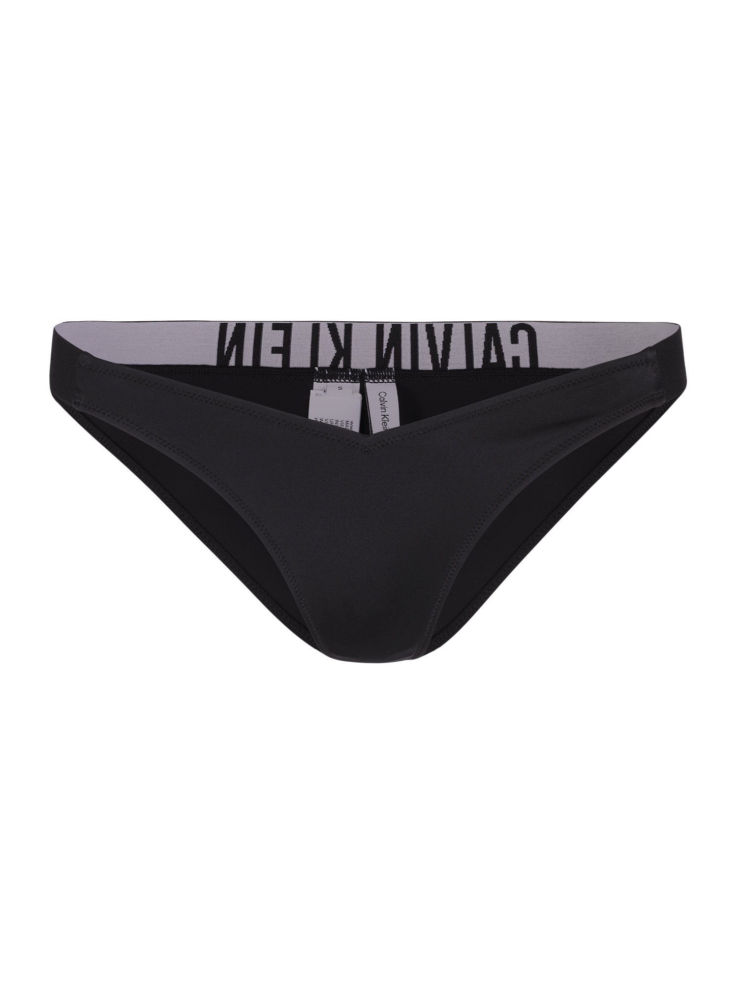 Calvin Klein Swimwear Bikini hlačke 'Intense Power'  črna / bela
