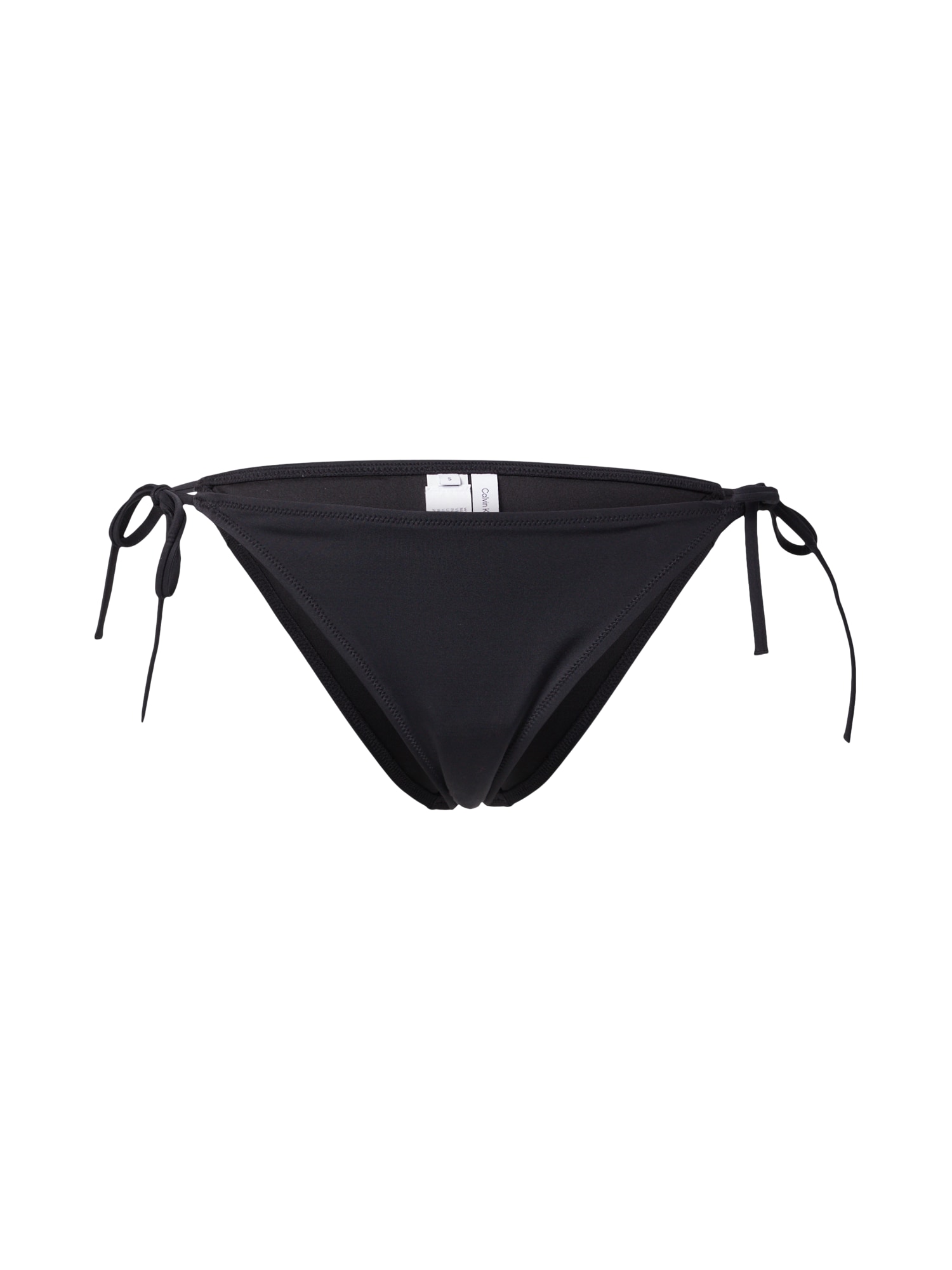 Calvin Klein Swimwear Bikini hlačke  črna / bela