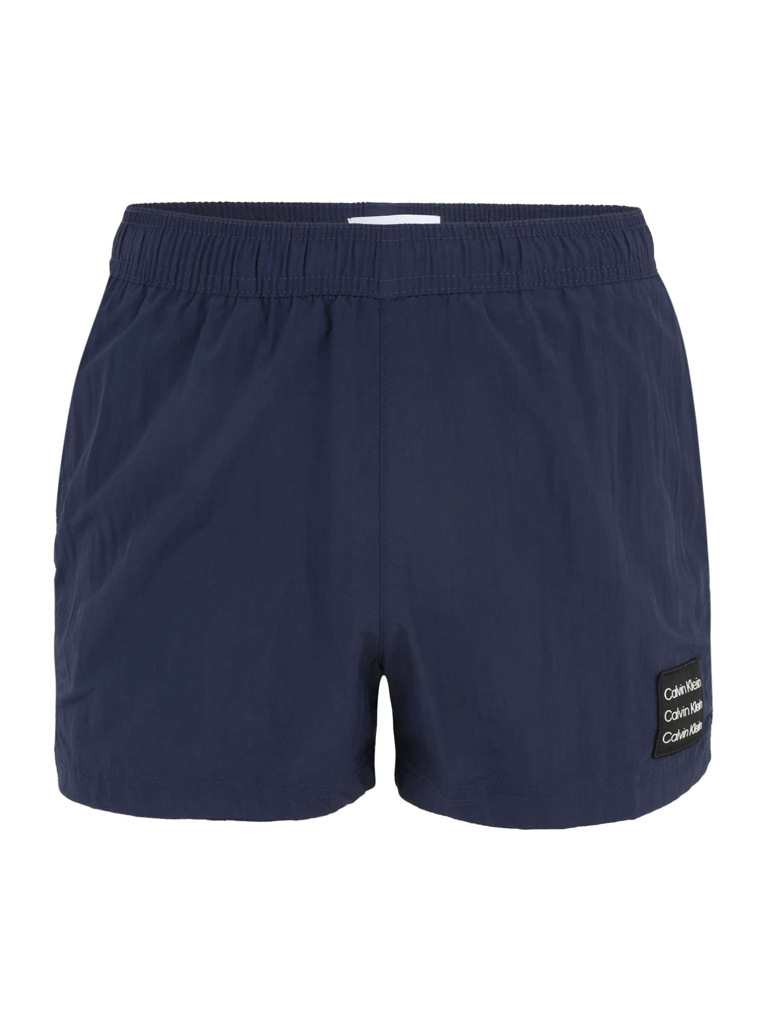 Calvin Klein Swimwear Kratke kopalne hlače  mornarska / črna / bela