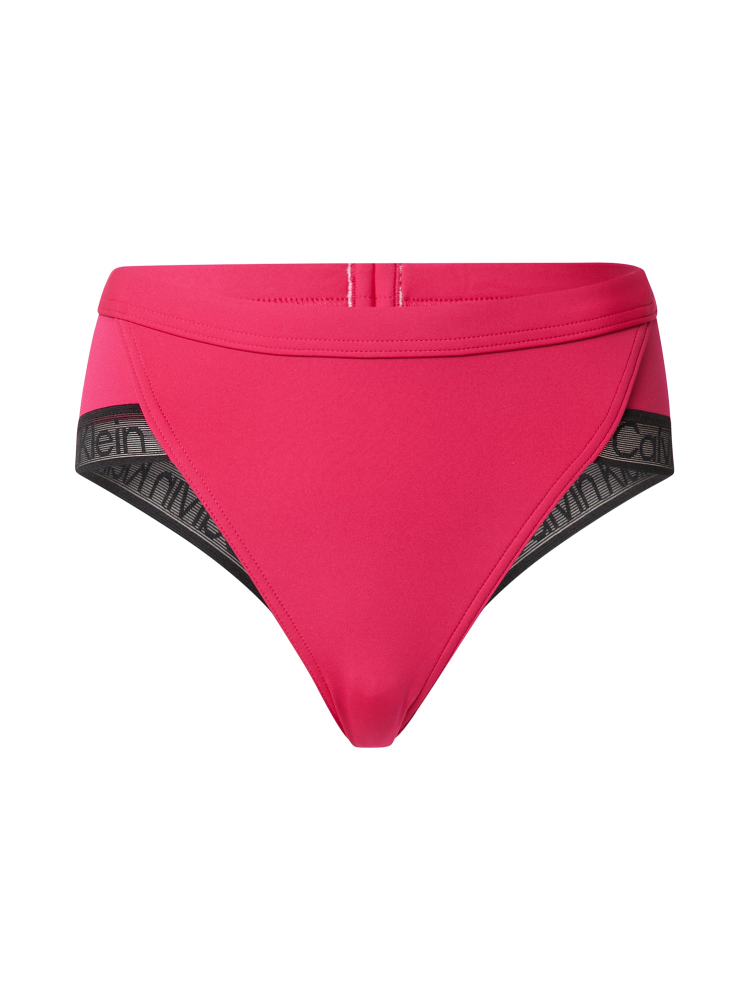 Calvin Klein Swimwear Plus Bikini hlačke 'BRAZILIAN'  roza / črna / bela