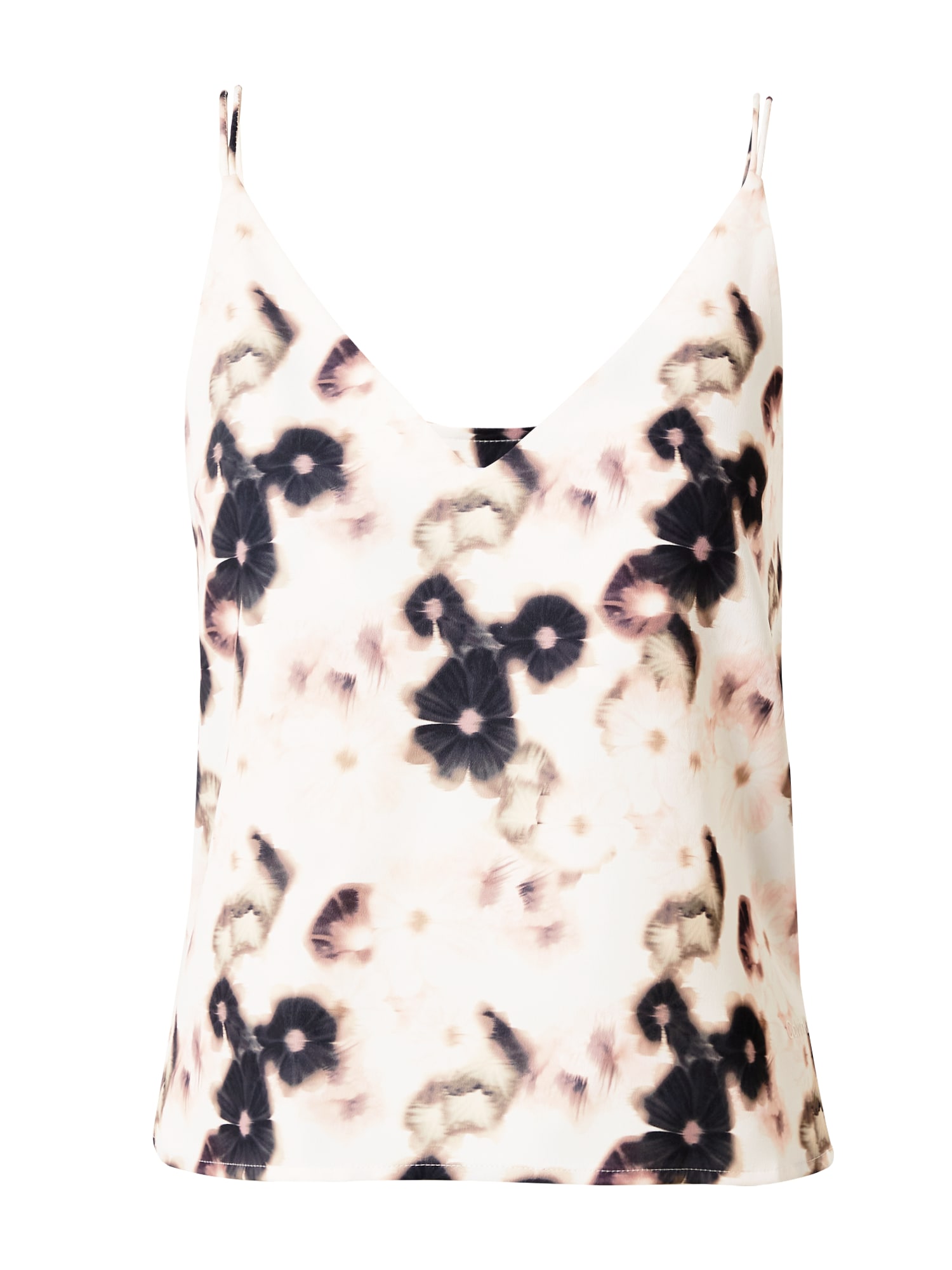Calvin Klein Top  siva / puder / črna / bela