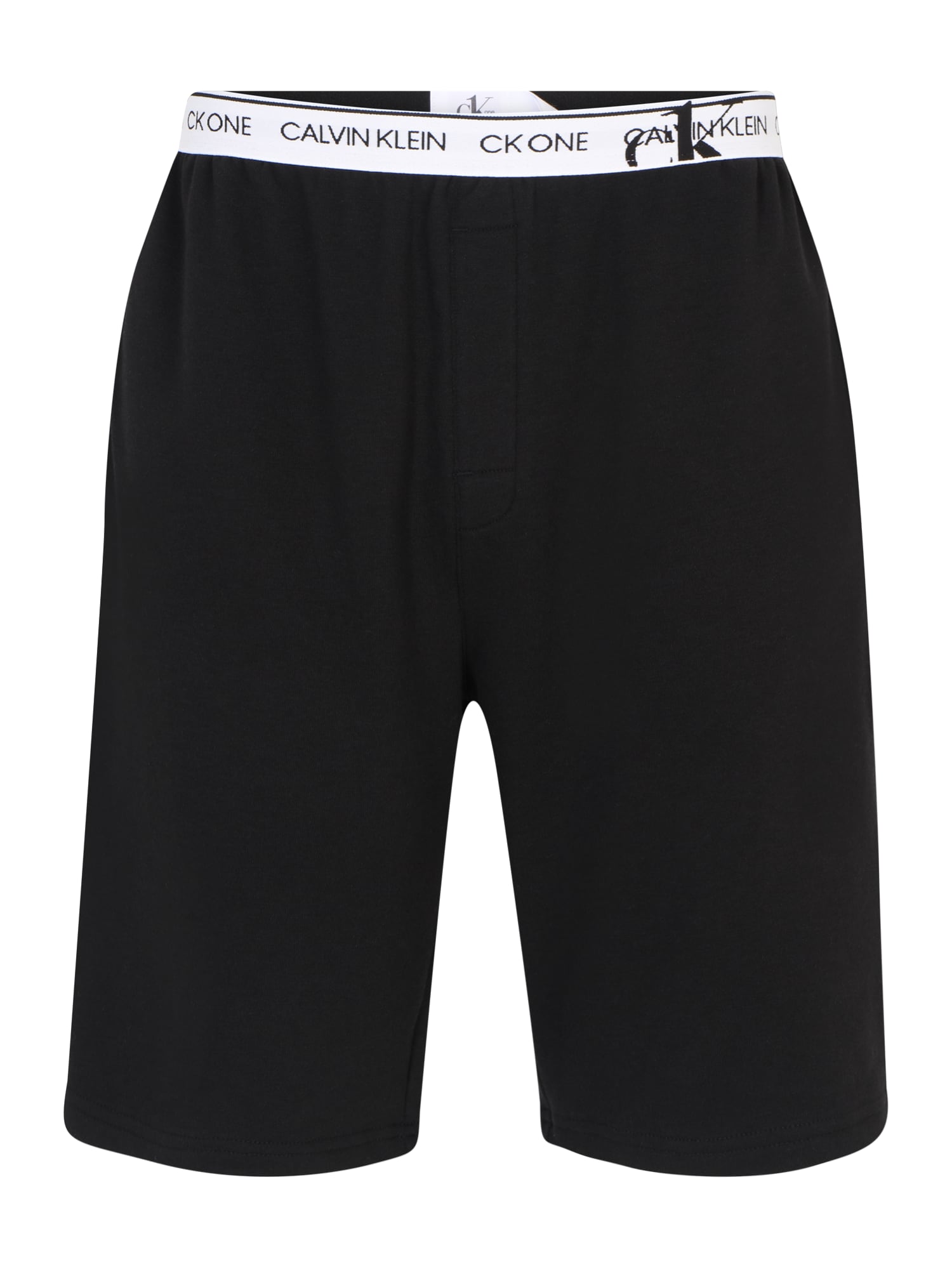 Calvin Klein Underwear Spodnji del pižame  črna / bela