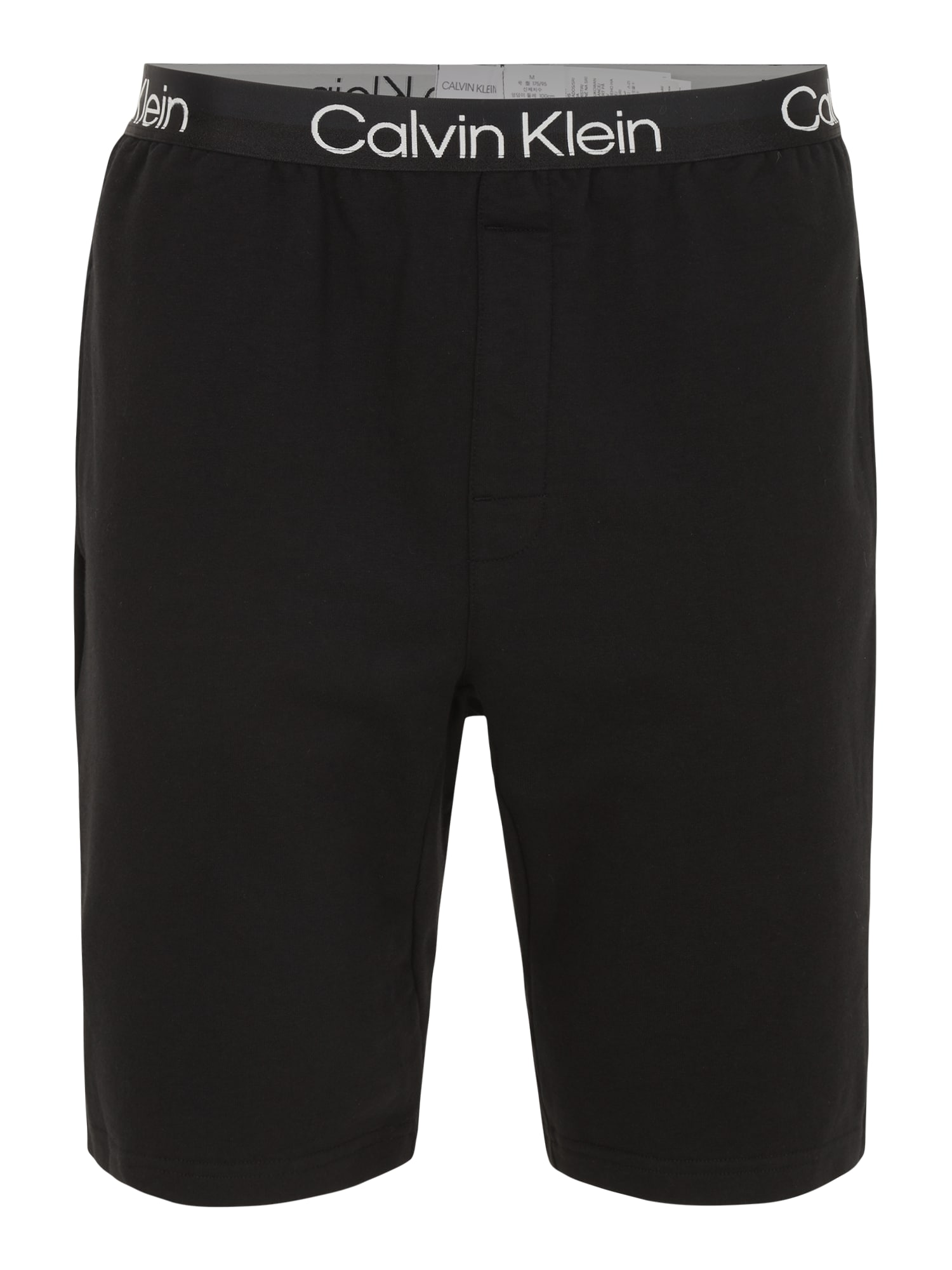 Calvin Klein Underwear Spodnji del pižame  črna / bela