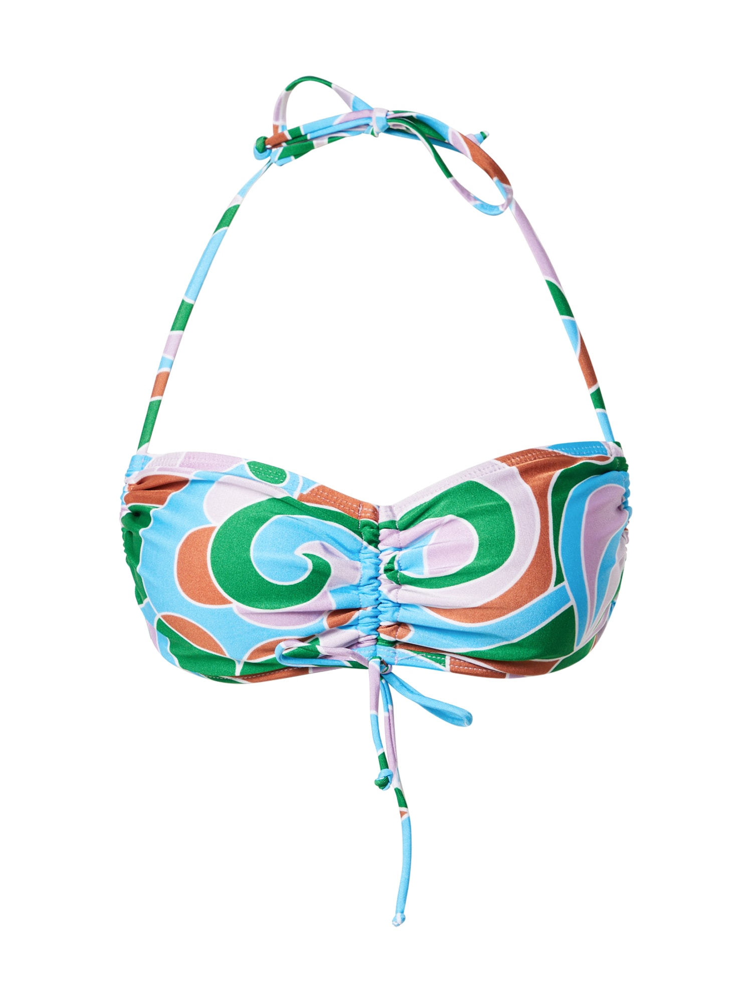 Cotton On Body Bikini zgornji del  turkizna / travnato zelena / majnica / rjasto rdeča / bela