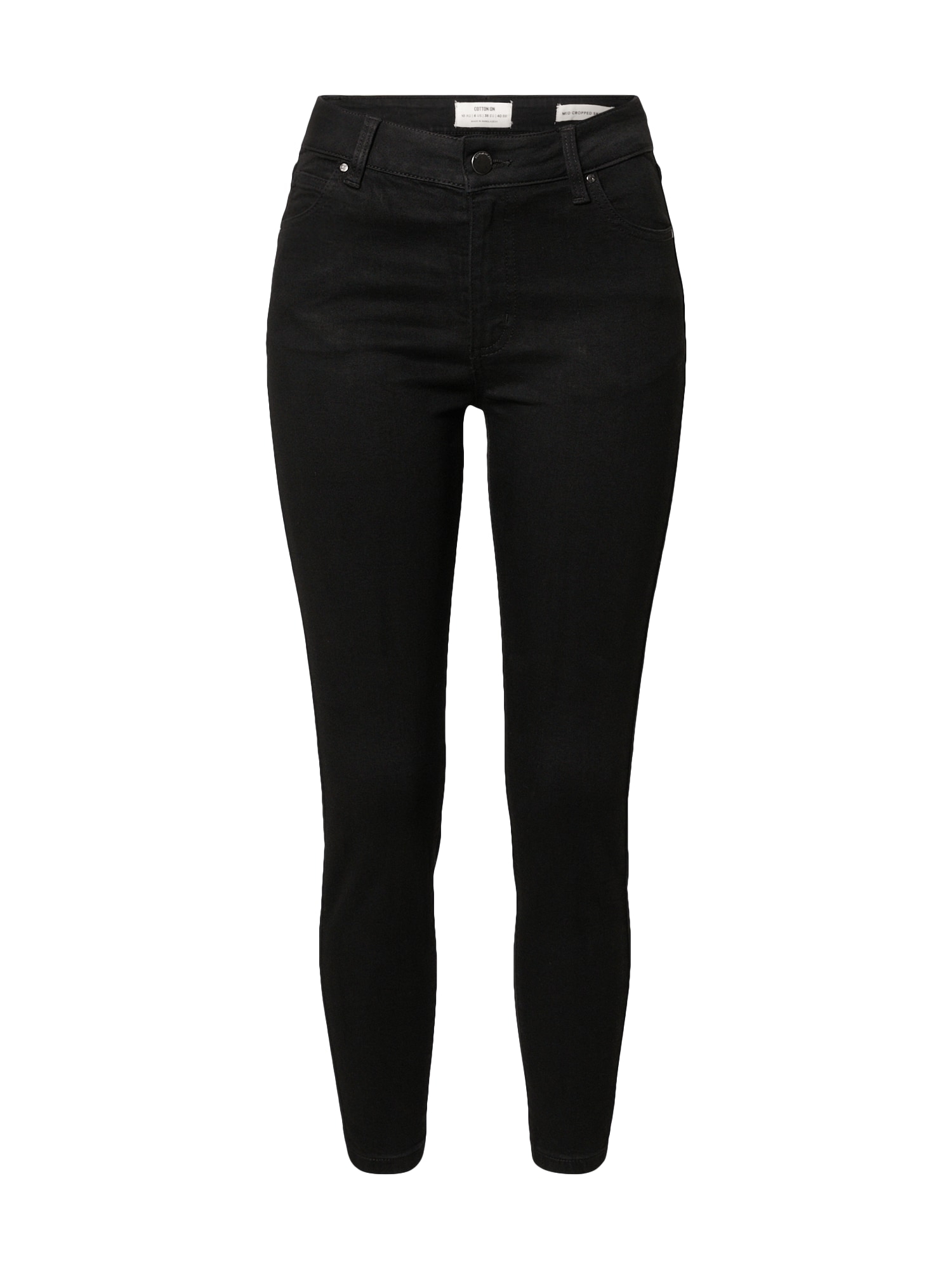 Cotton On Kavbojke  črn denim