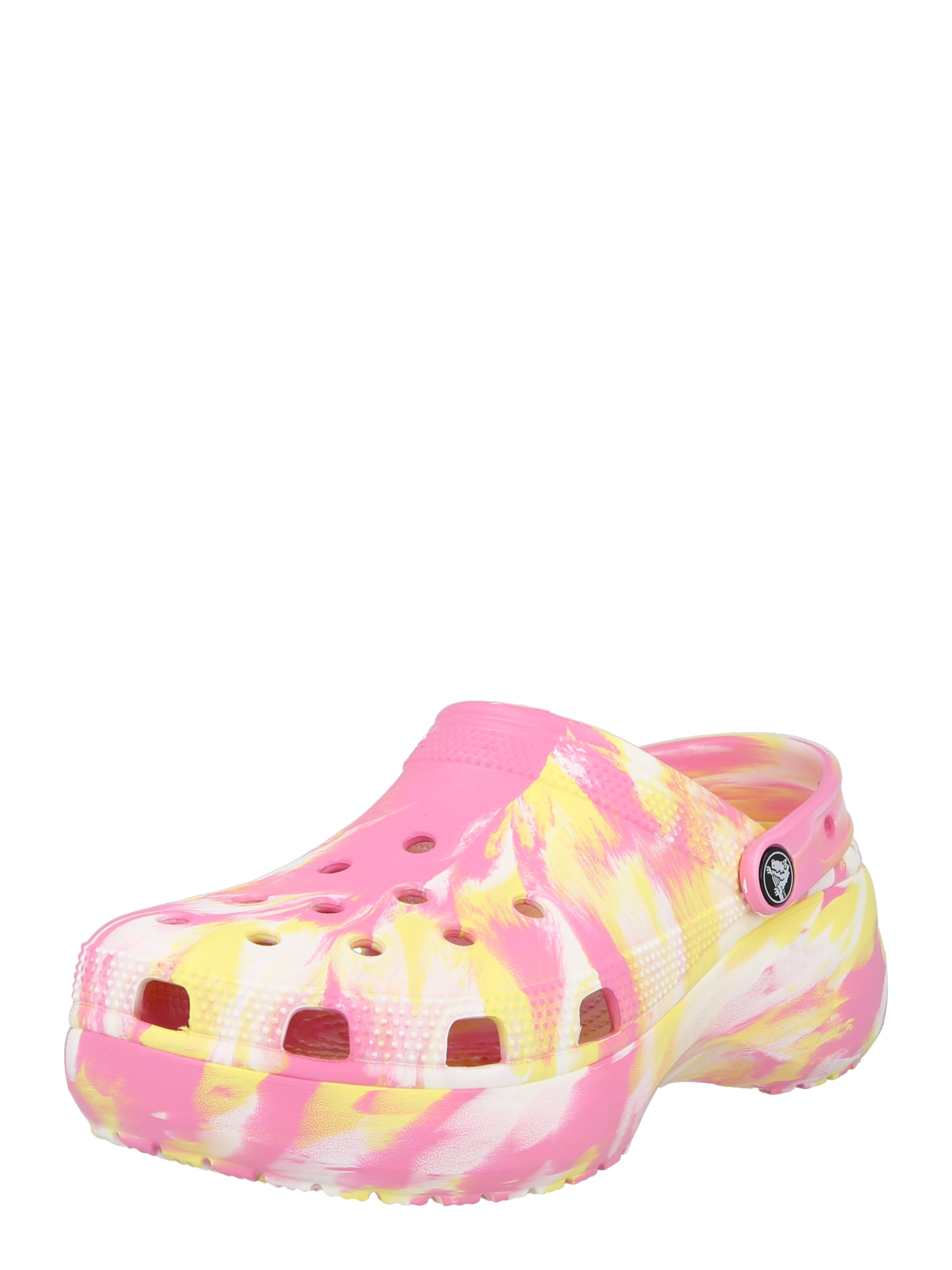 Crocs Nizki natikači 'Marbled'  marelica / roza / bela