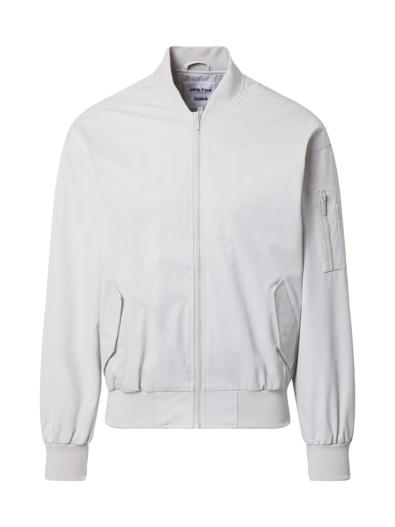 DAN FOX APPAREL Prehodna jakna 'Kalle'  svetlo siva