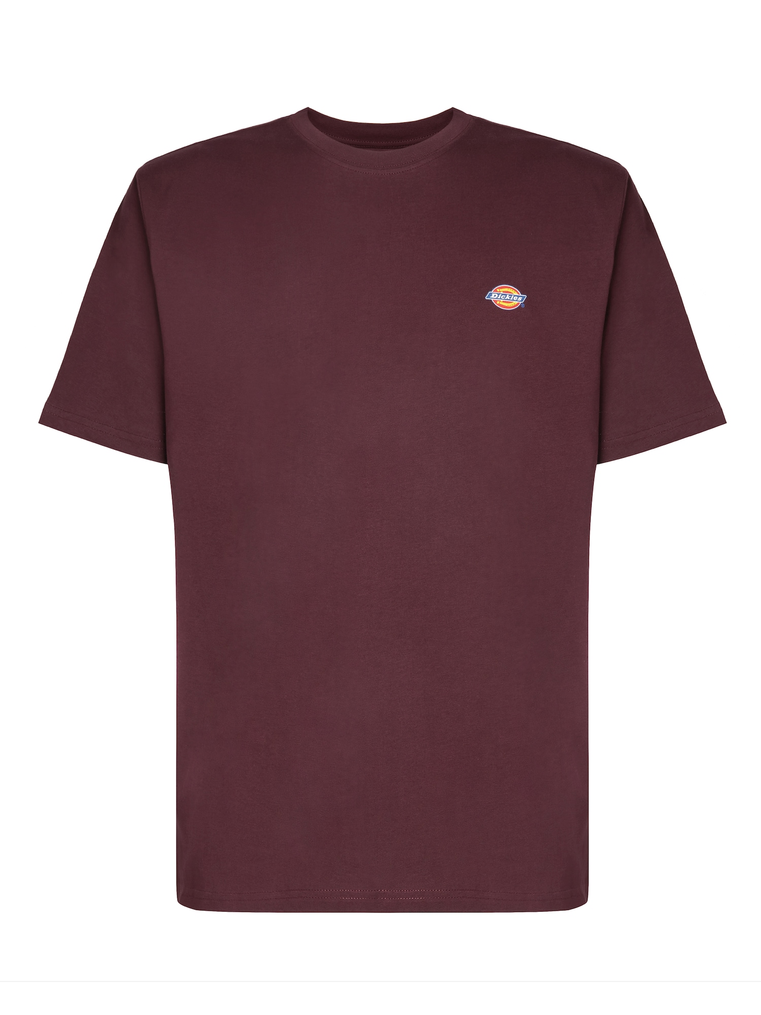 DICKIES Majica 'Mapleton'  modra / rjava / oranžna