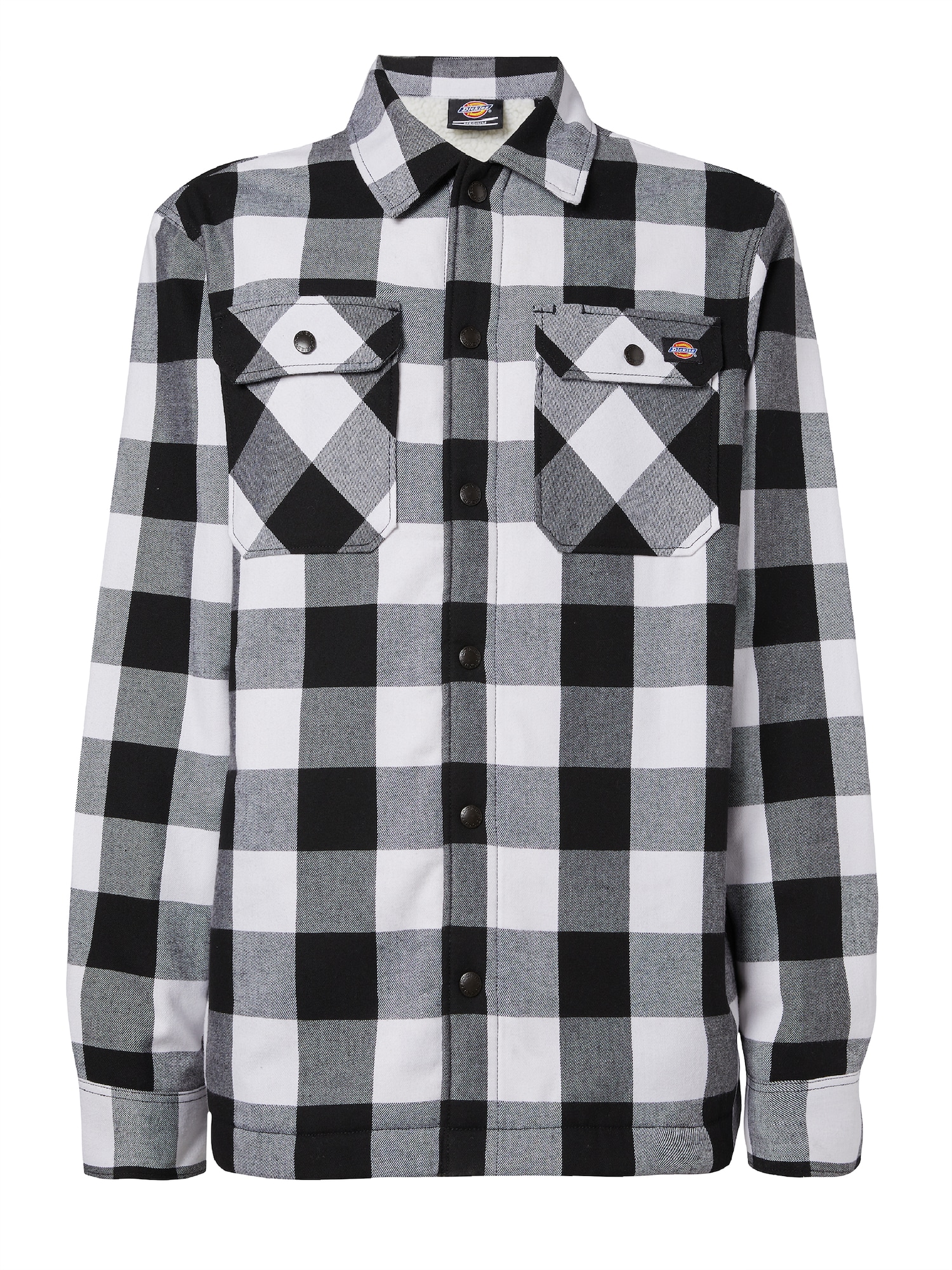 DICKIES Prehodna jakna  črna / bela