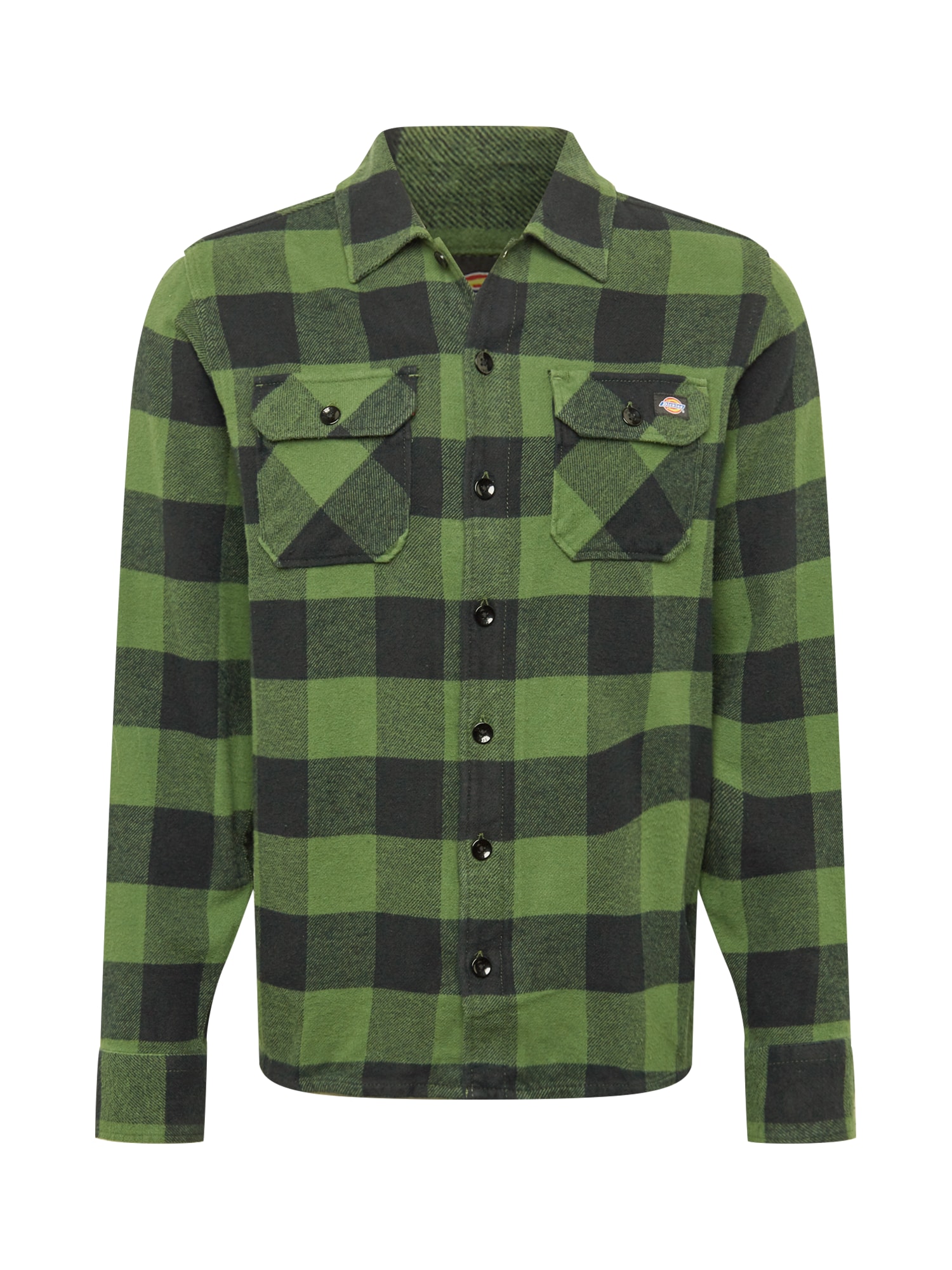 DICKIES Srajca 'SACRAMENTO'  zelena / temno zelena
