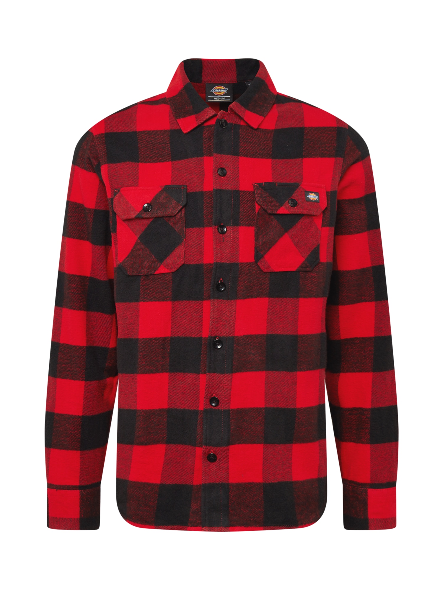 DICKIES Srajca 'Sacramento'  rdeča / črna