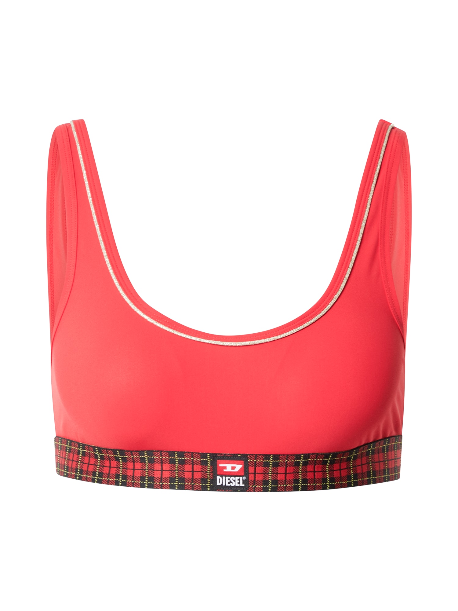 DIESEL Bikini zgornji del 'BRASS'  mornarska / zlata / rdeča