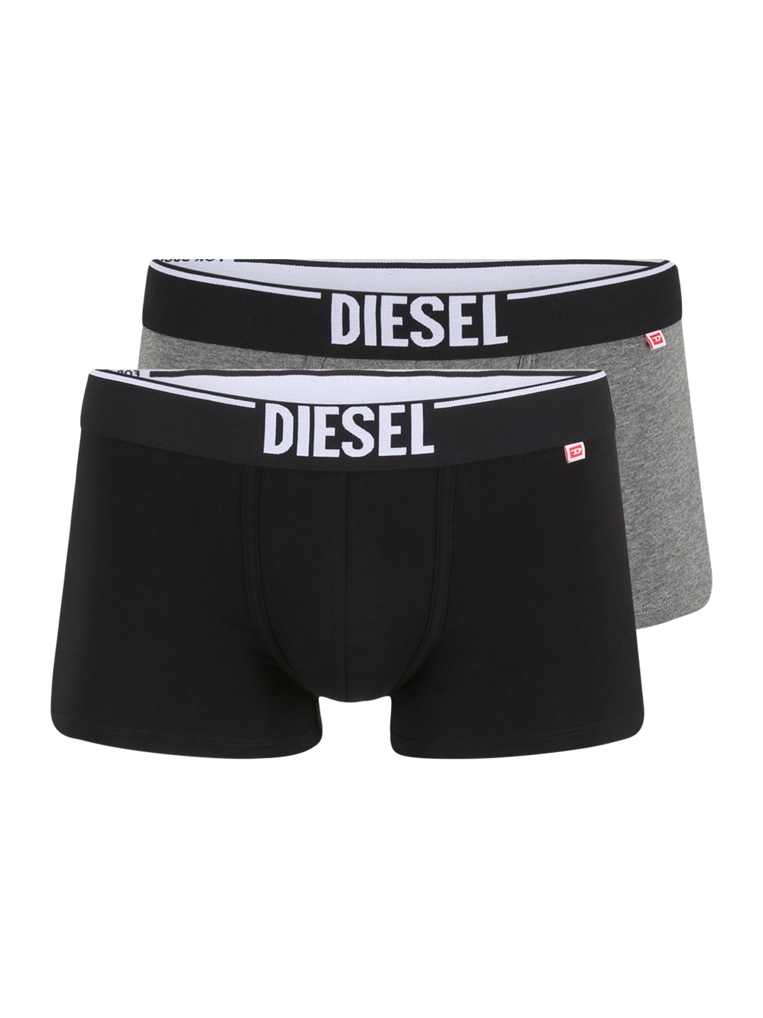 DIESEL Boksarice 'Damien'  pegasto siva / črna / bela