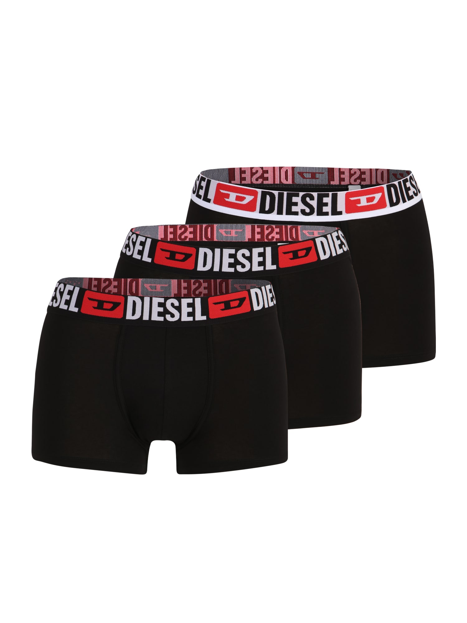 DIESEL Boksarice 'Damien'  rdeča / črna / bela
