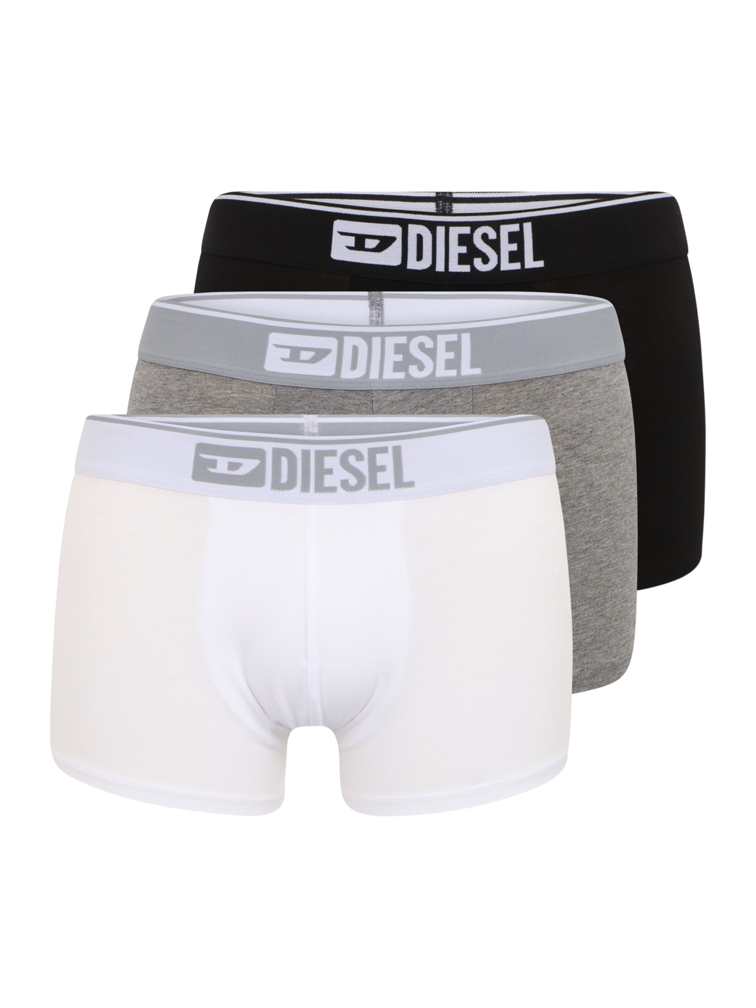 DIESEL Boksarice 'Damien'  siva / črna / bela