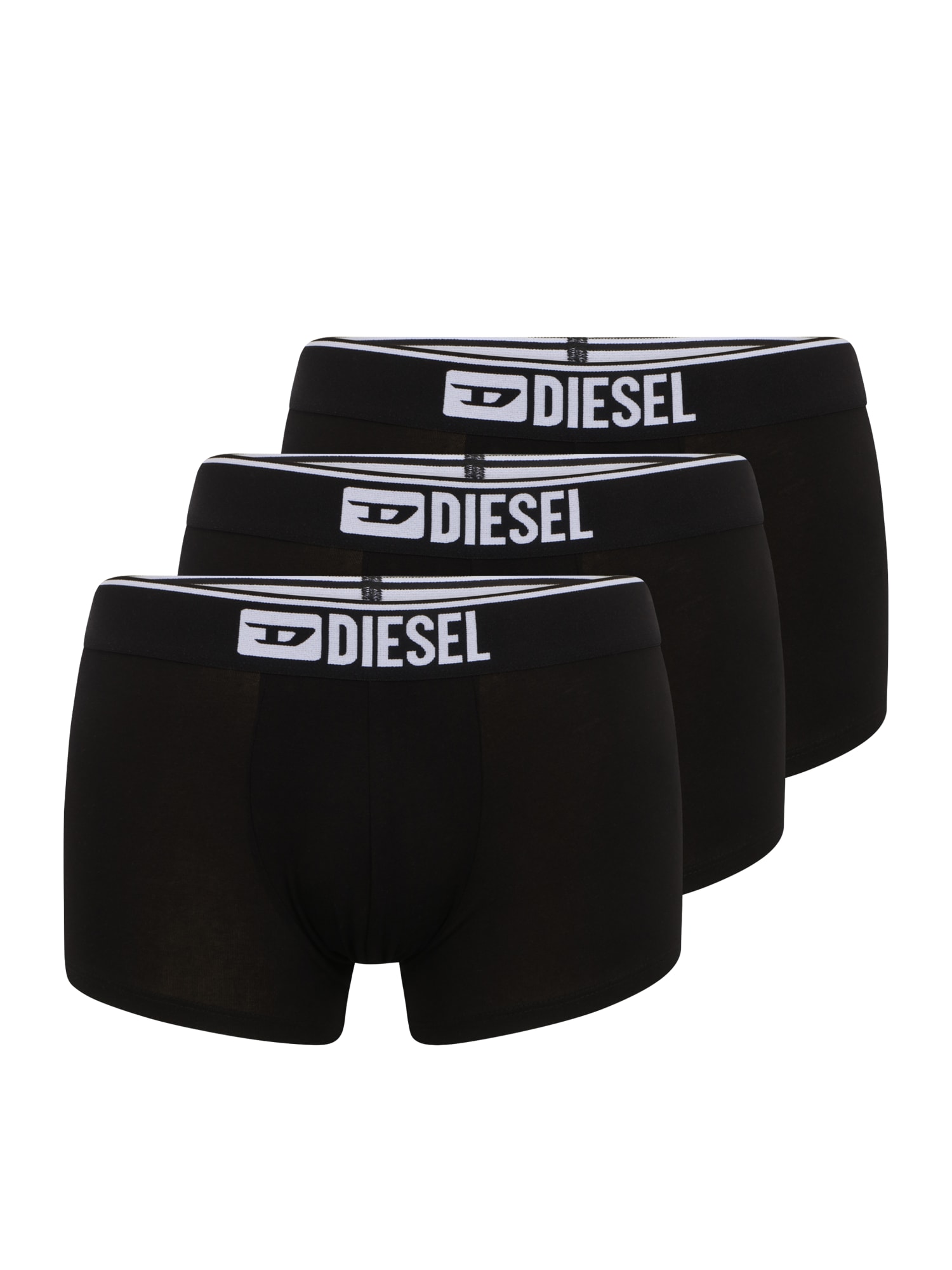 DIESEL Boksarice  črna / bela