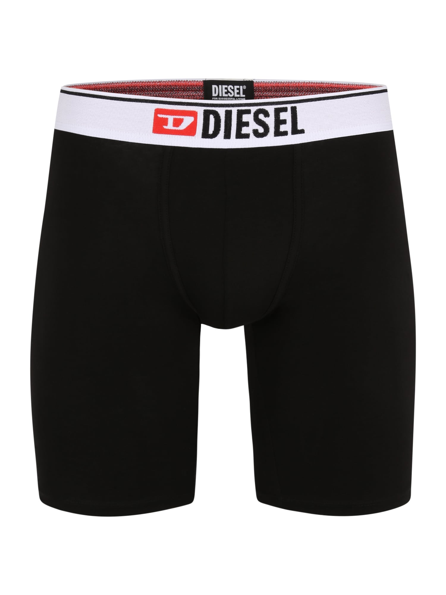 DIESEL Boksarice  rdeča / črna / bela