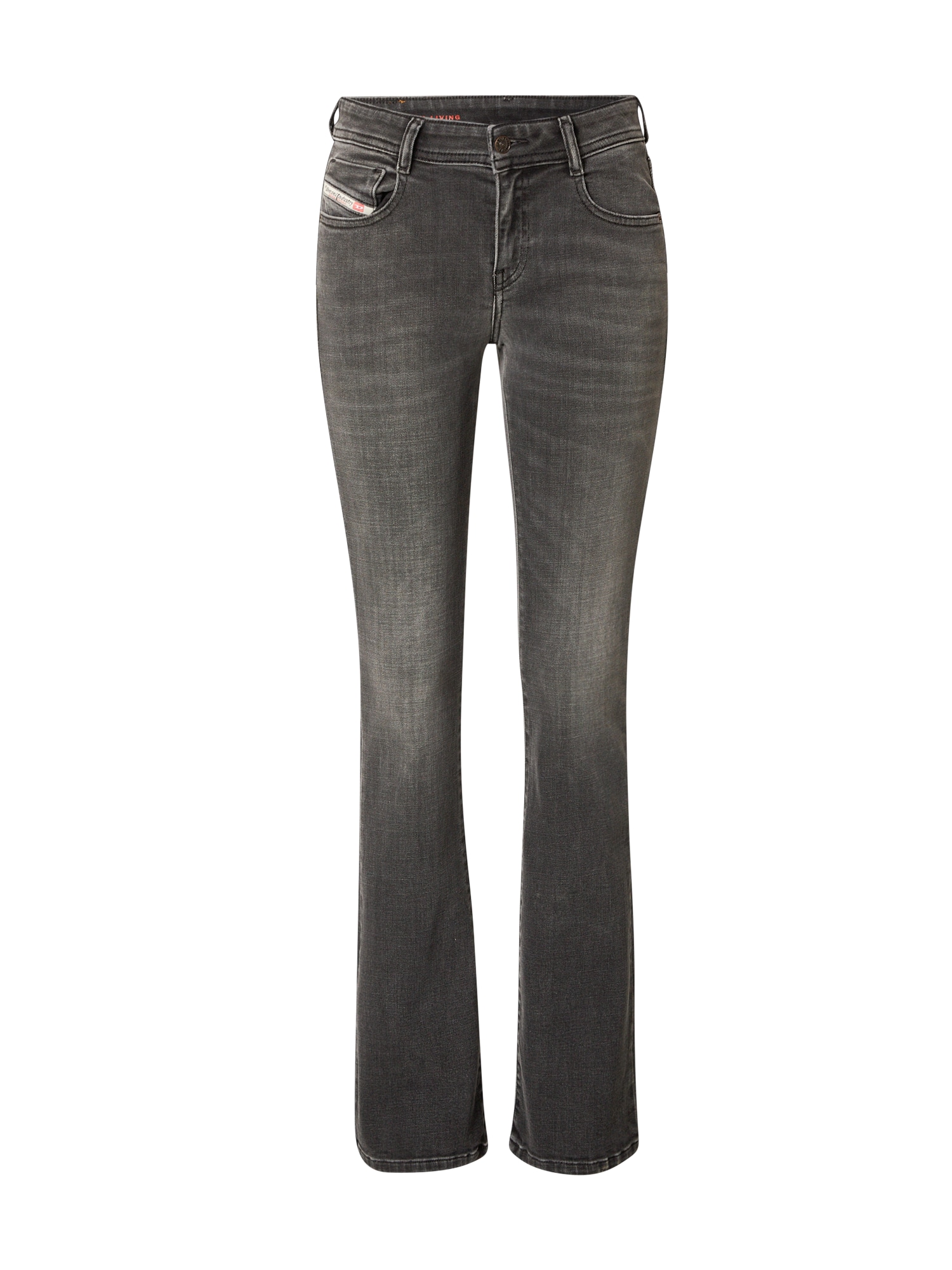 DIESEL Kavbojke 'EBBEY'  siv denim / črn denim