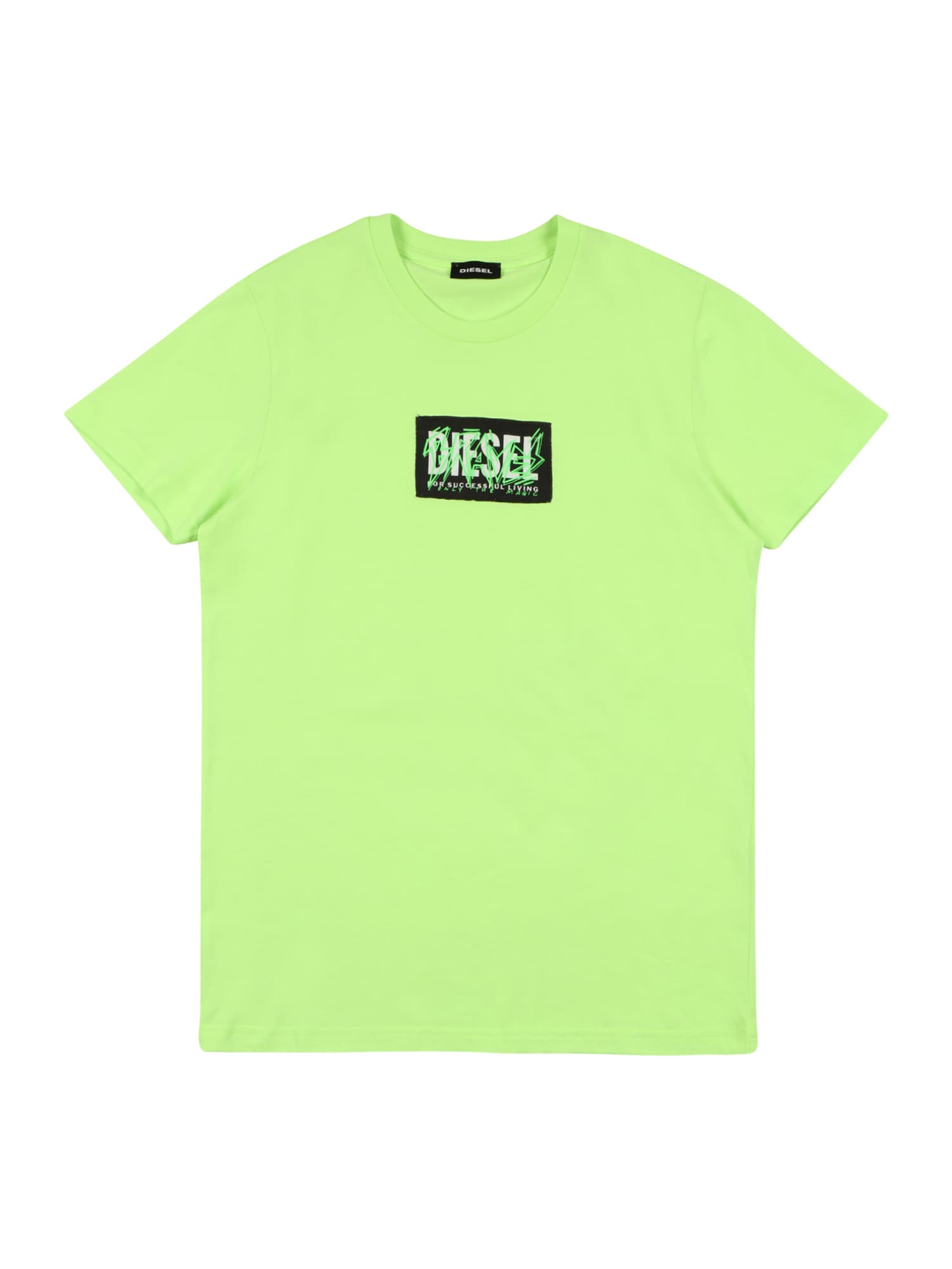 DIESEL Majica  neonsko zelena