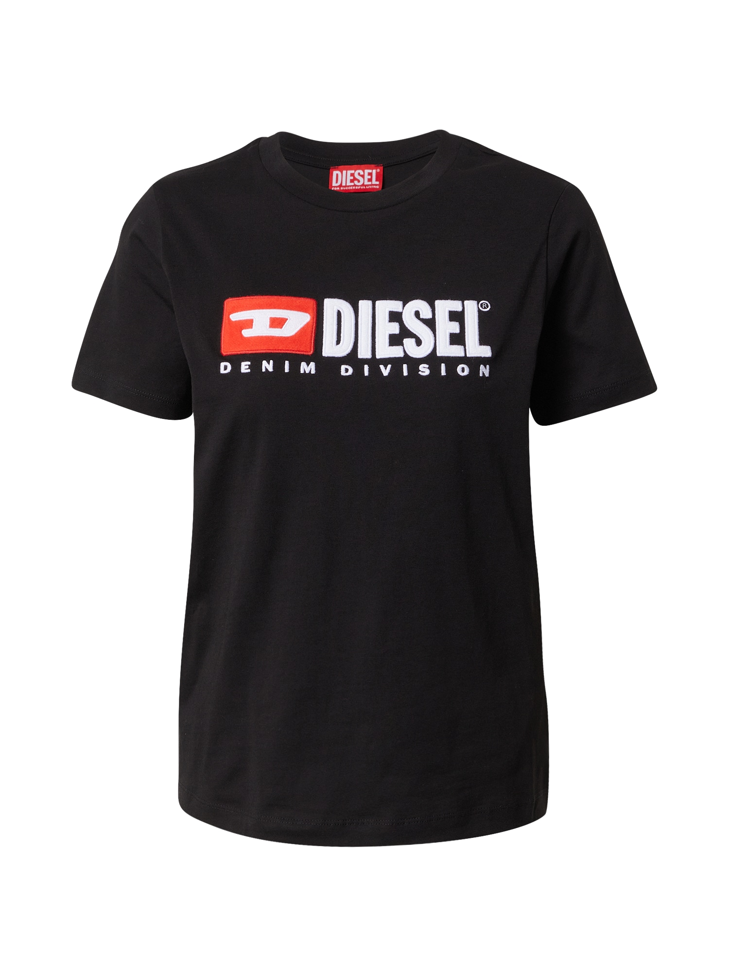 DIESEL Majica  rdeča / črna / bela