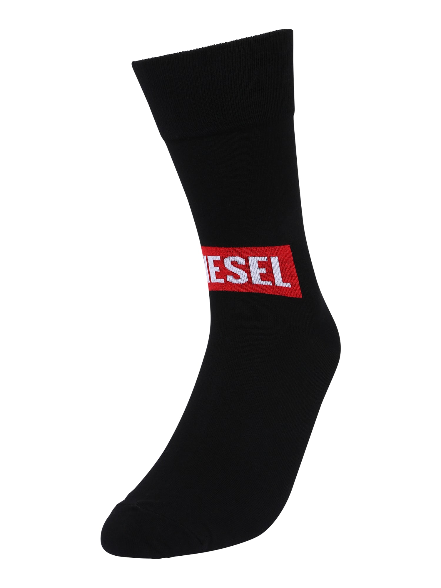DIESEL Nogavice 'RAY'  rdeča / črna / bela
