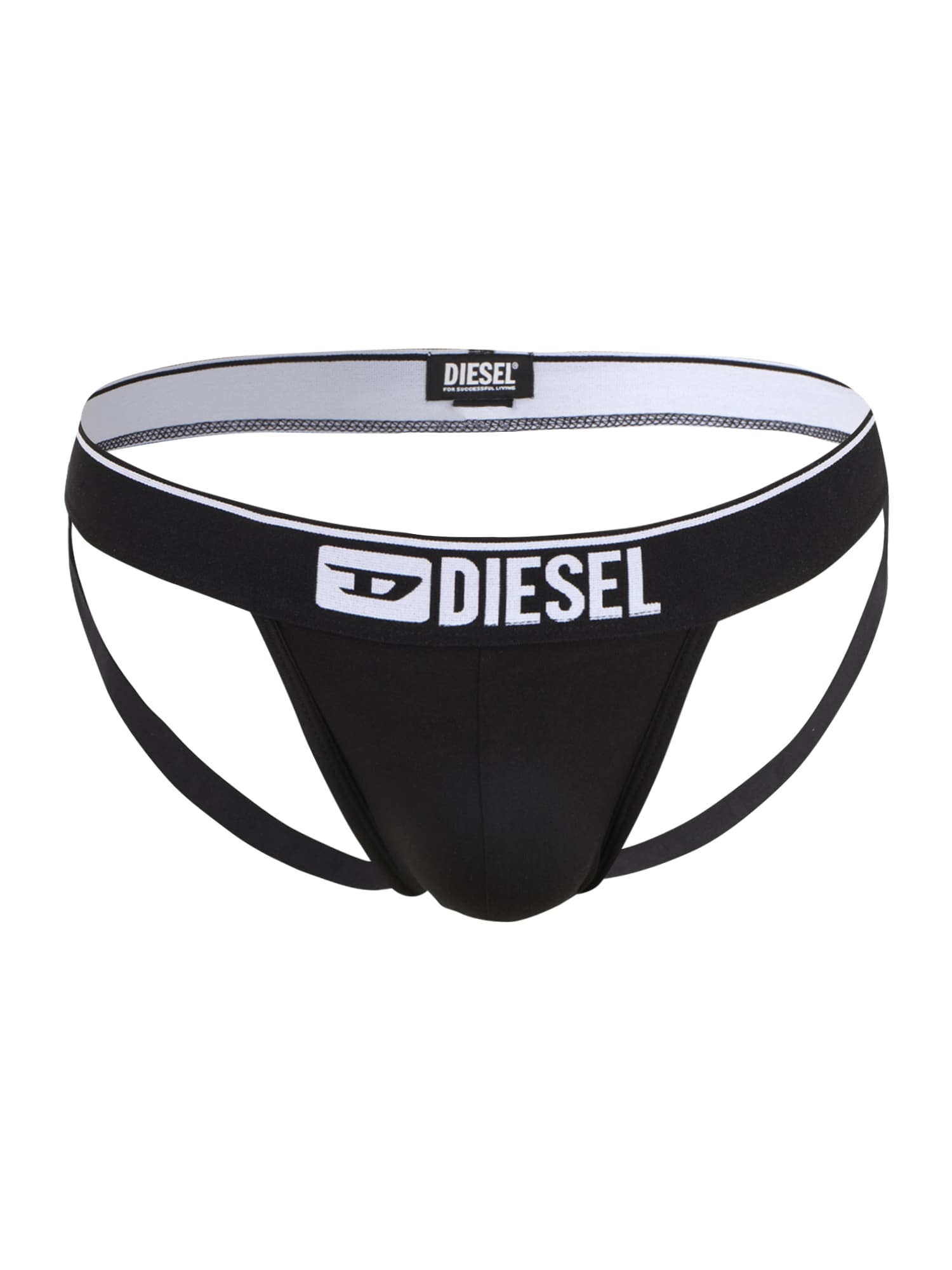 DIESEL Spodnje hlačke 'Jocky'  črna / bela