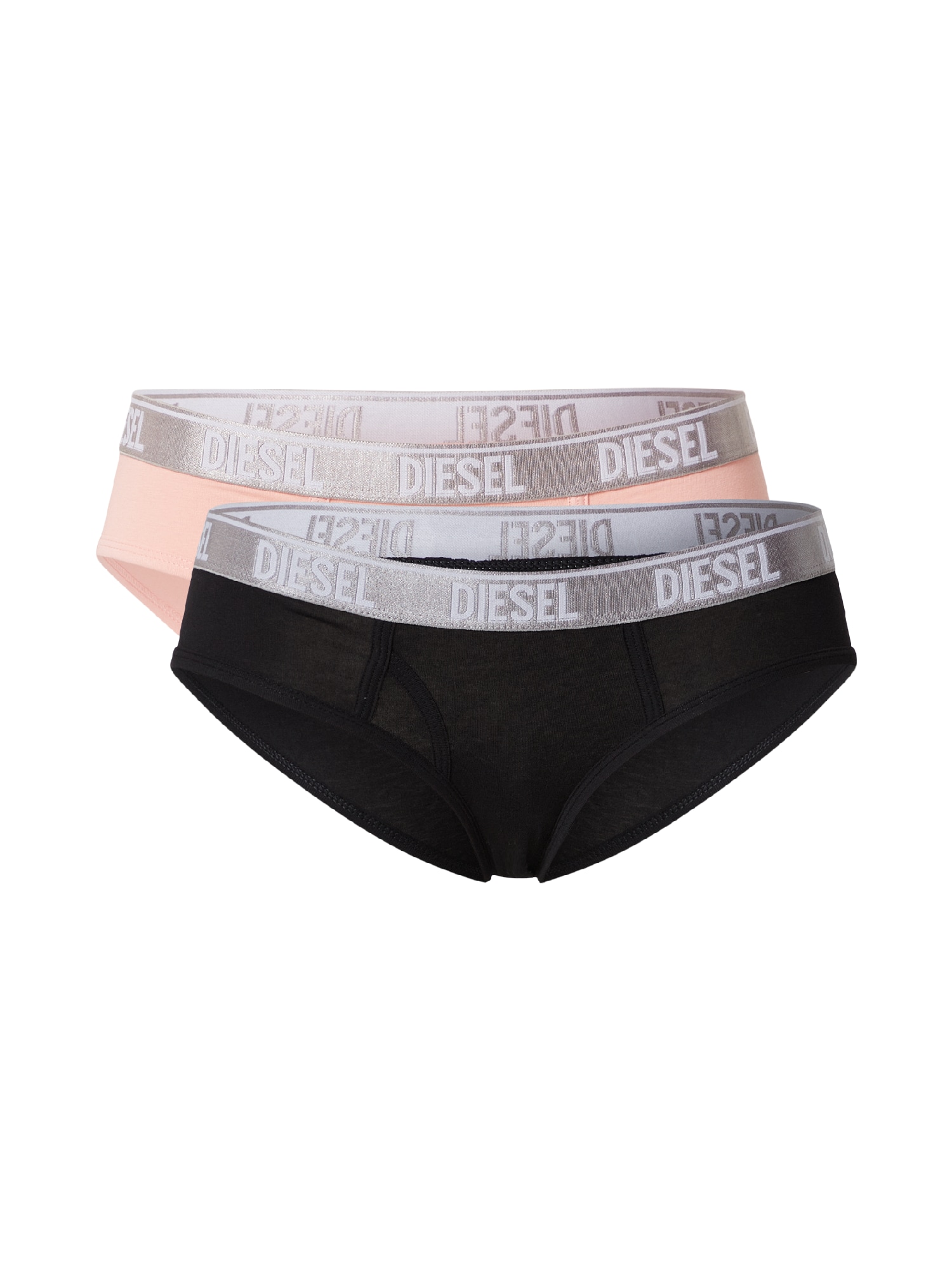 DIESEL Spodnje hlačke 'OXYS'  pastelno roza / črna / srebrna / bela