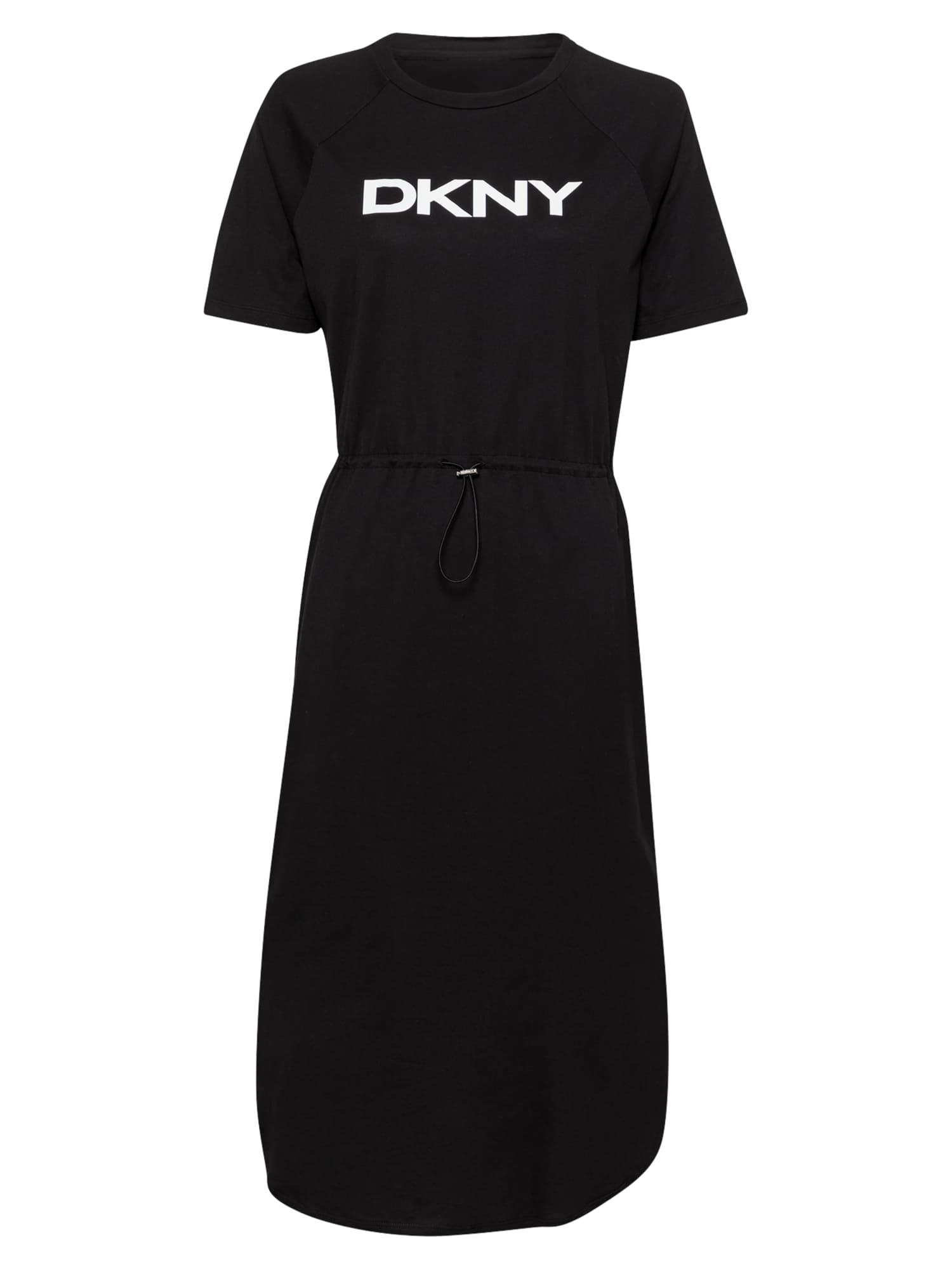 DKNY Obleka  črna / bela