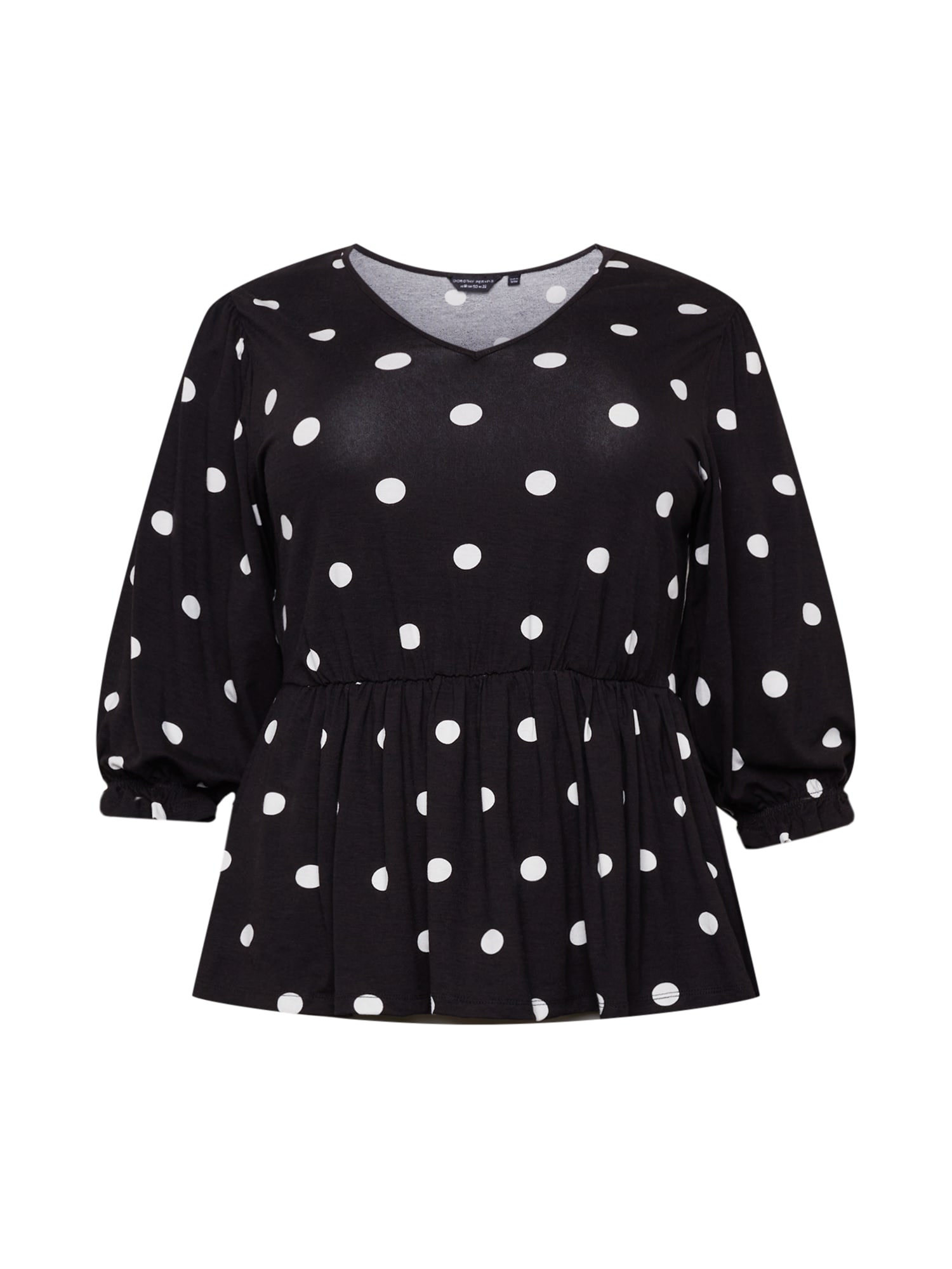 Dorothy Perkins Curve Bluza  črna / bela