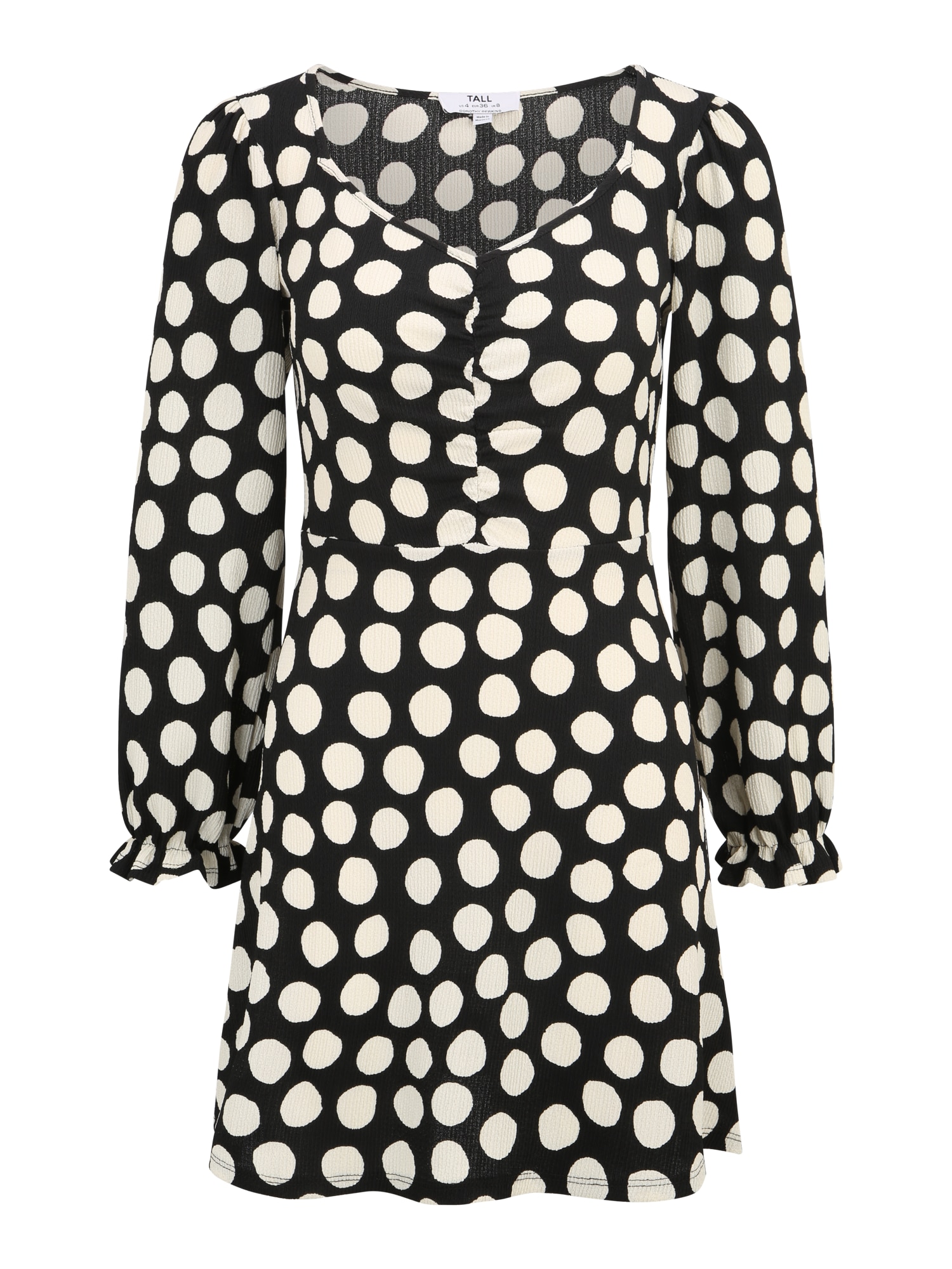 Dorothy Perkins Petite Obleka  črna / bela