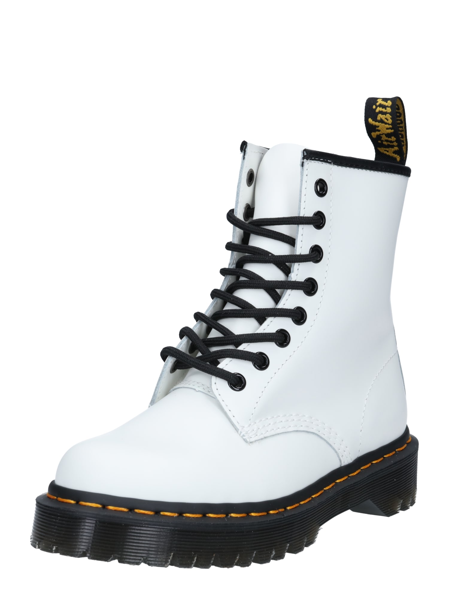Dr. Martens Gležnarji z vezalkami  črna / bela