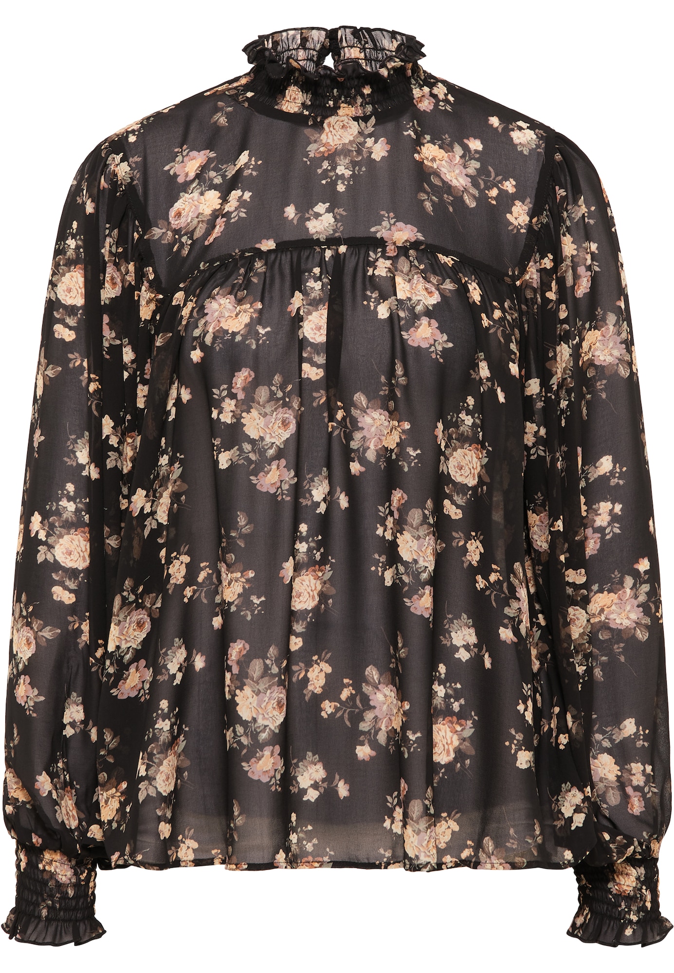 DreiMaster Vintage Bluza  bež / jabolko / temno oranžna / staro roza / črna