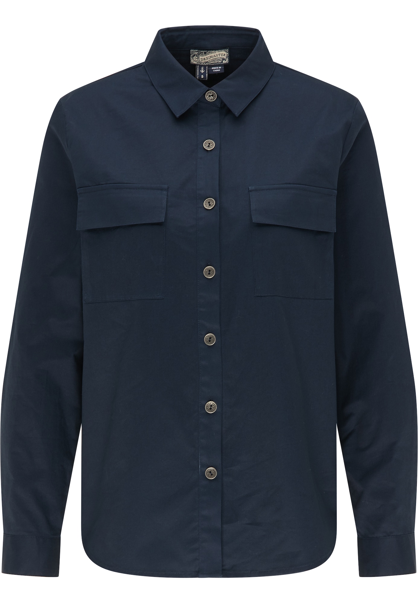 DreiMaster Vintage Bluza  modra / temno modra